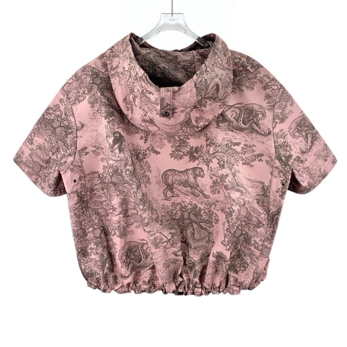 Dior Dior Pink Zoo Collection Hooded Short Sleeve Jacket K26WX Size L / US 10 / IT 46 - 2 Thumbnail