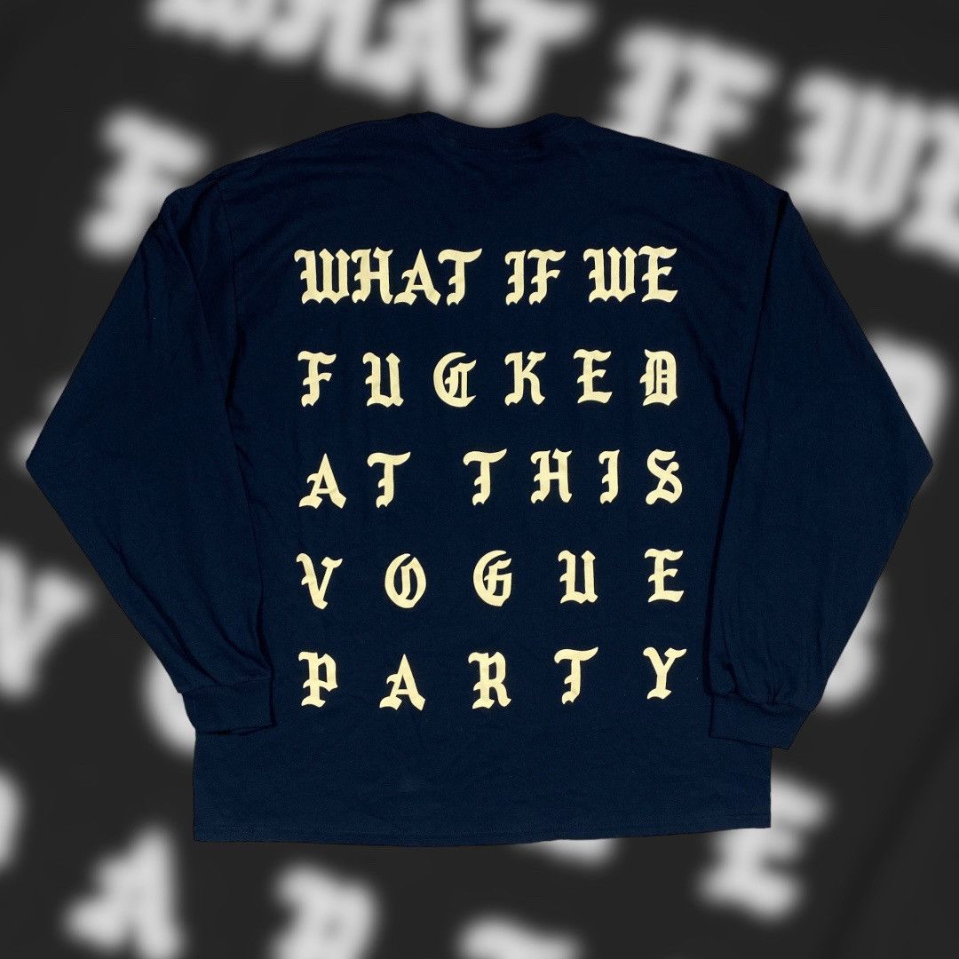 image of Kanye West I Feel Like Pablo Vouge Party Paris in Black, Men's (Size 2XL)