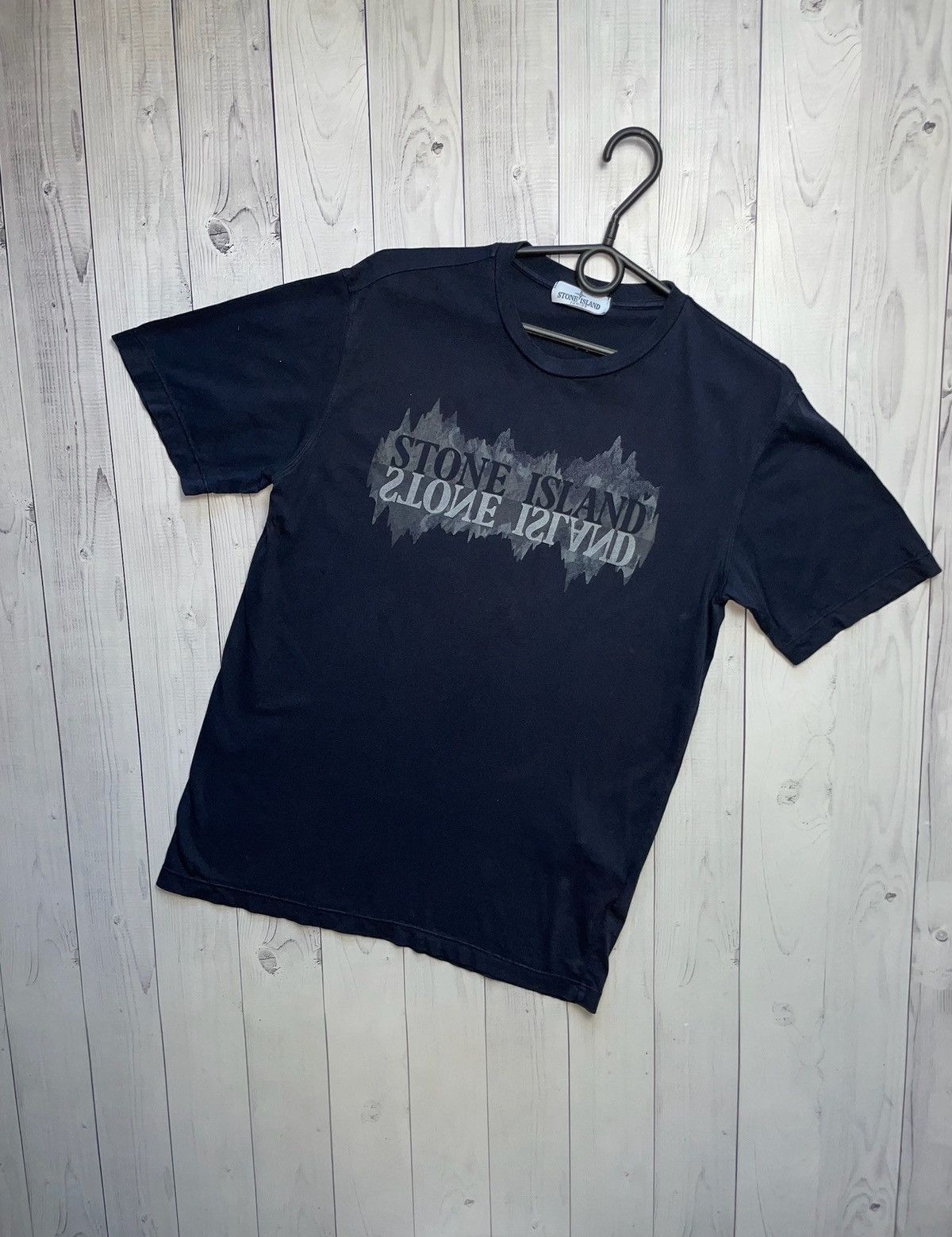 Vintage Vintage Stone Island tee big logo size S ( Junior XL) Size US S / EU 44-46 / 1 - 1 Thumbnail