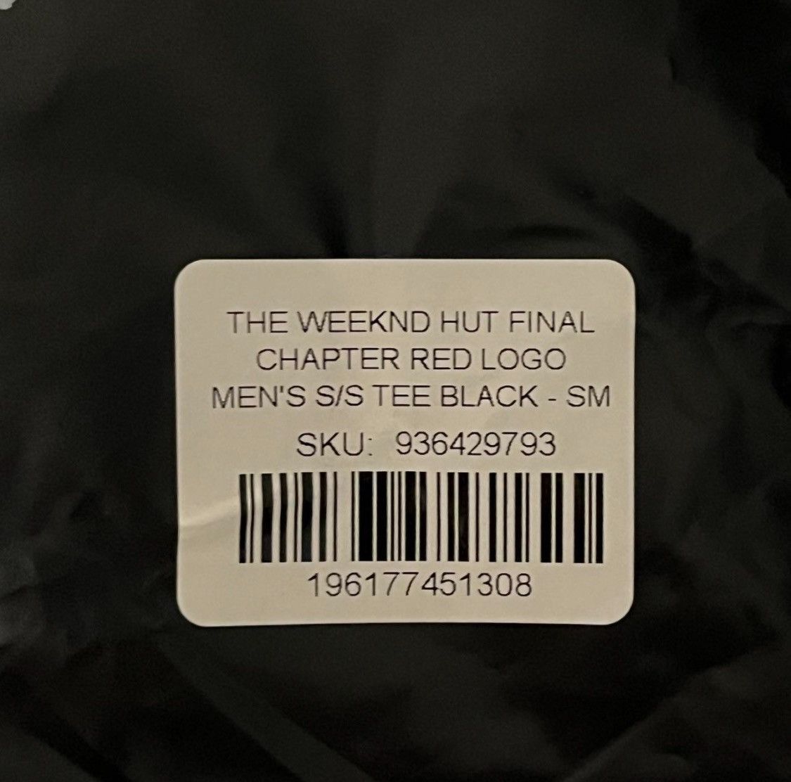The Weeknd New The 3rd and Final Chapter The Weeknd Hurry Up Tomorrow Size US S / EU 44-46 / 1 - 7 Thumbnail