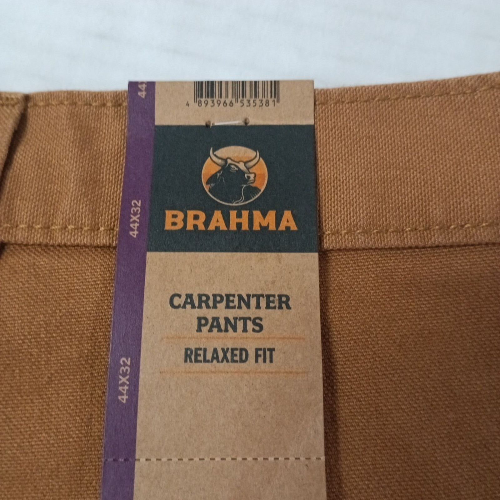Other Brahma Work Carpenter Pants Men Size 44x32 Relaxed Fit Brown Size US 44 / EU 60 - 2 Thumbnail