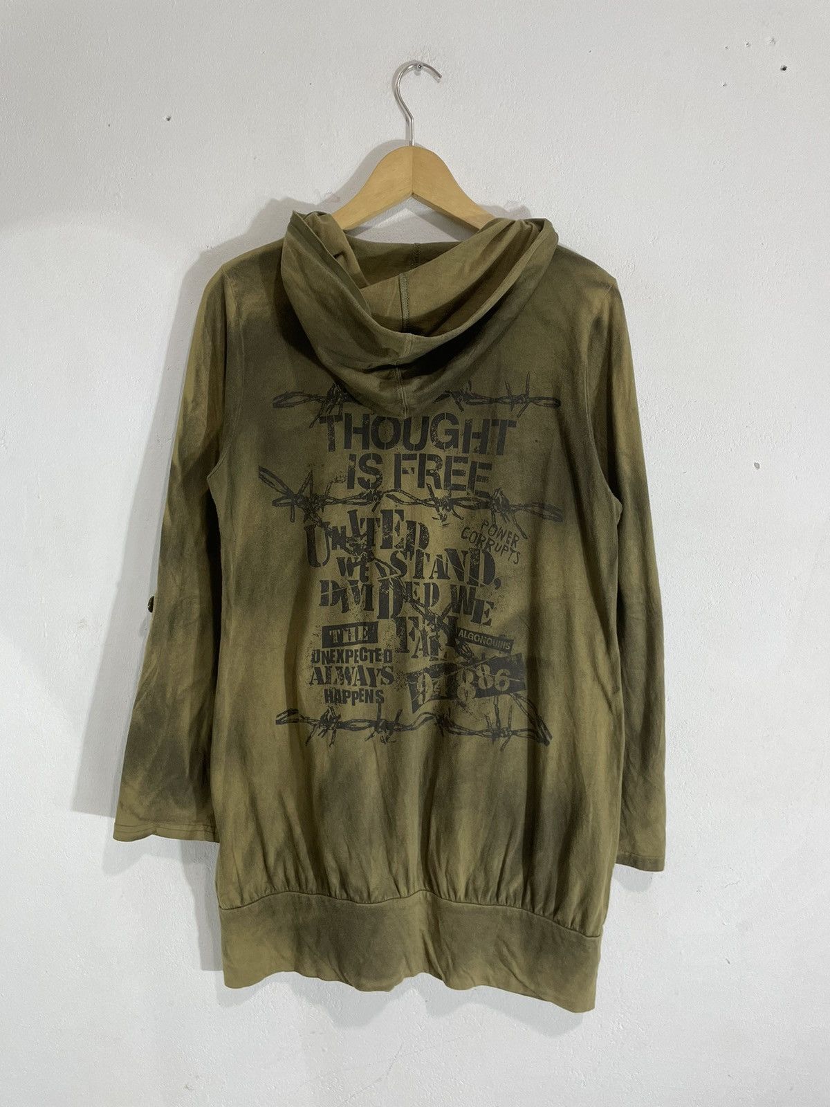 If Six Was Nine Chain of throns Poem Zip Hoodie Gothic ifsix lgb style Size US M / EU 48-50 / 2 - 2 Thumbnail