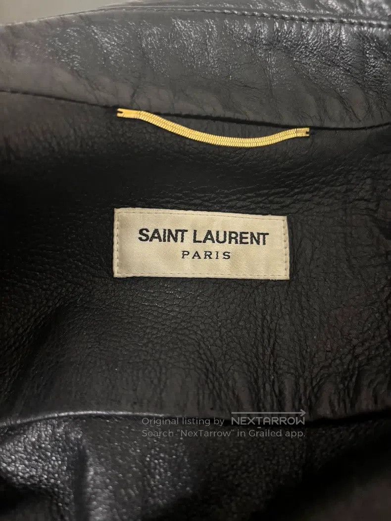 Saint Laurent Paris Saint Laurent Paris Four-Pocket Hunting Leather Jacket Size S / US 4 / IT 40 - 7 Thumbnail