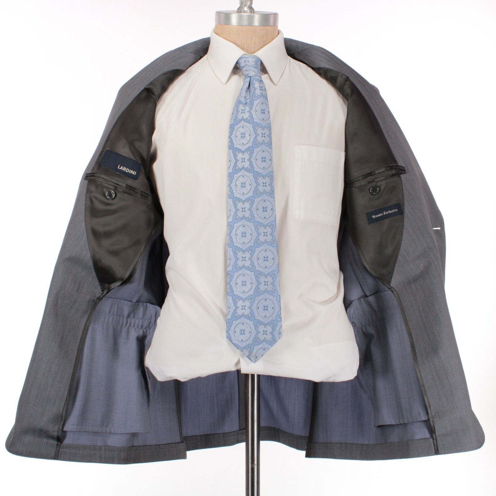 Lardini Lardini Suit Size US 46 Regular in Gray Size 46R - 3 Thumbnail