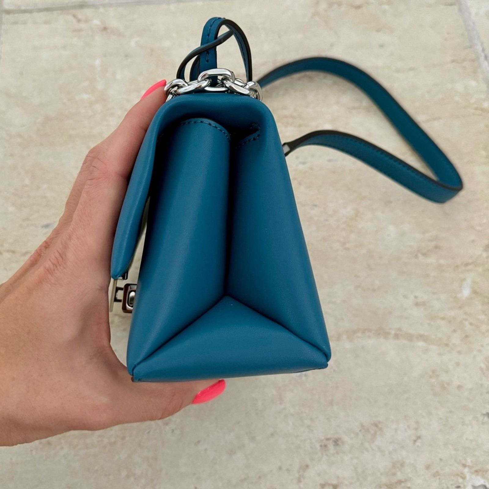 Michael Kors NWT! MICHAEL KORS Cece Teal Handbag, Small, MSRP.$448 Size ONE SIZE - 8 Thumbnail