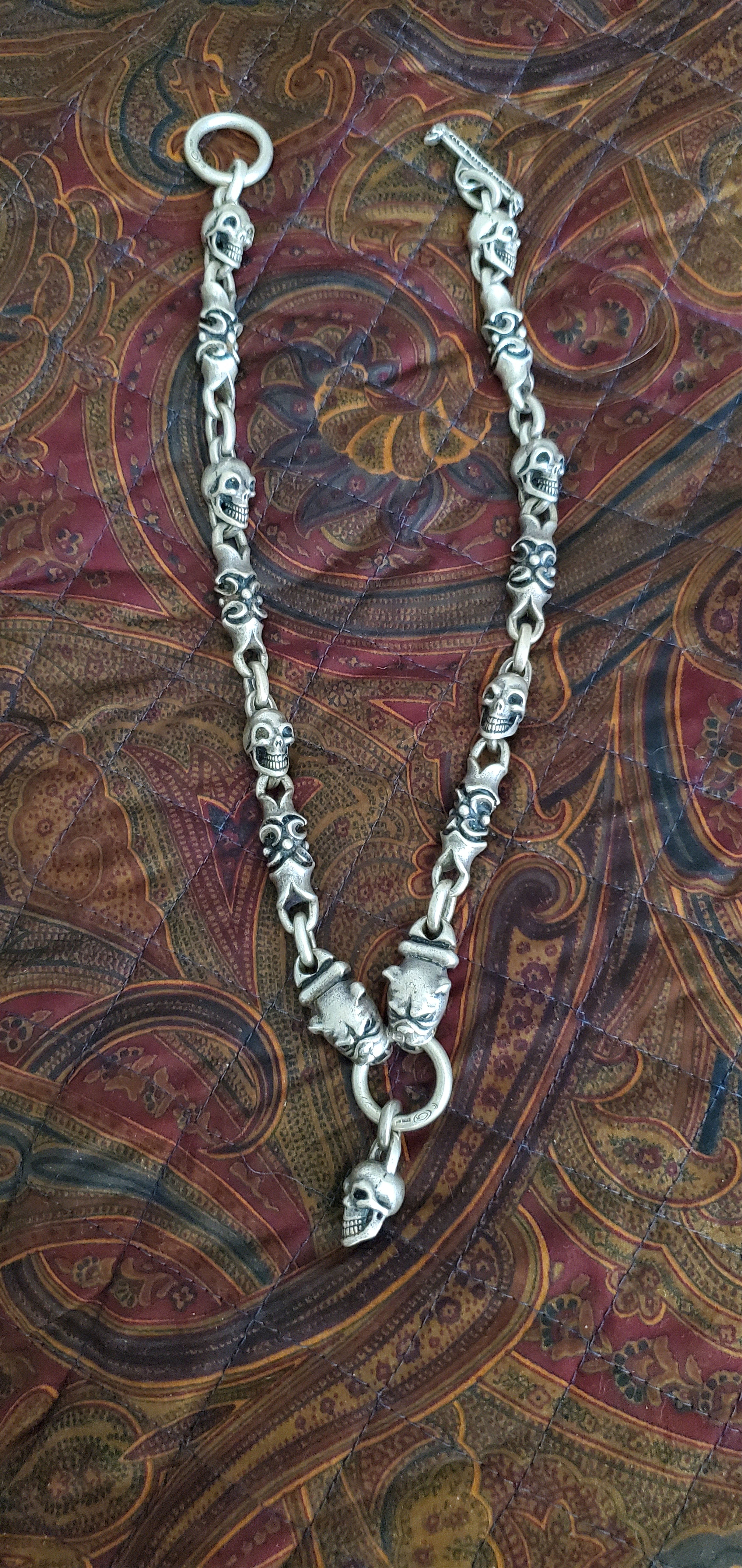 Gaboratory Gaboratory skull/noodle necklace Size ONE SIZE - 3 Thumbnail