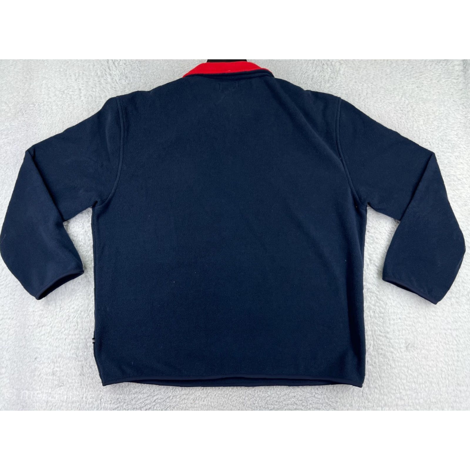Nautica Nautica Jacket Mens 2XL Blue 1/4 Zip Mock Neck Fleece Poly 100% Zip Windbreaker Casual Outdoor Hiking Sports Dress Size US XXL / EU 58 / 5 - 2 Thumbnail