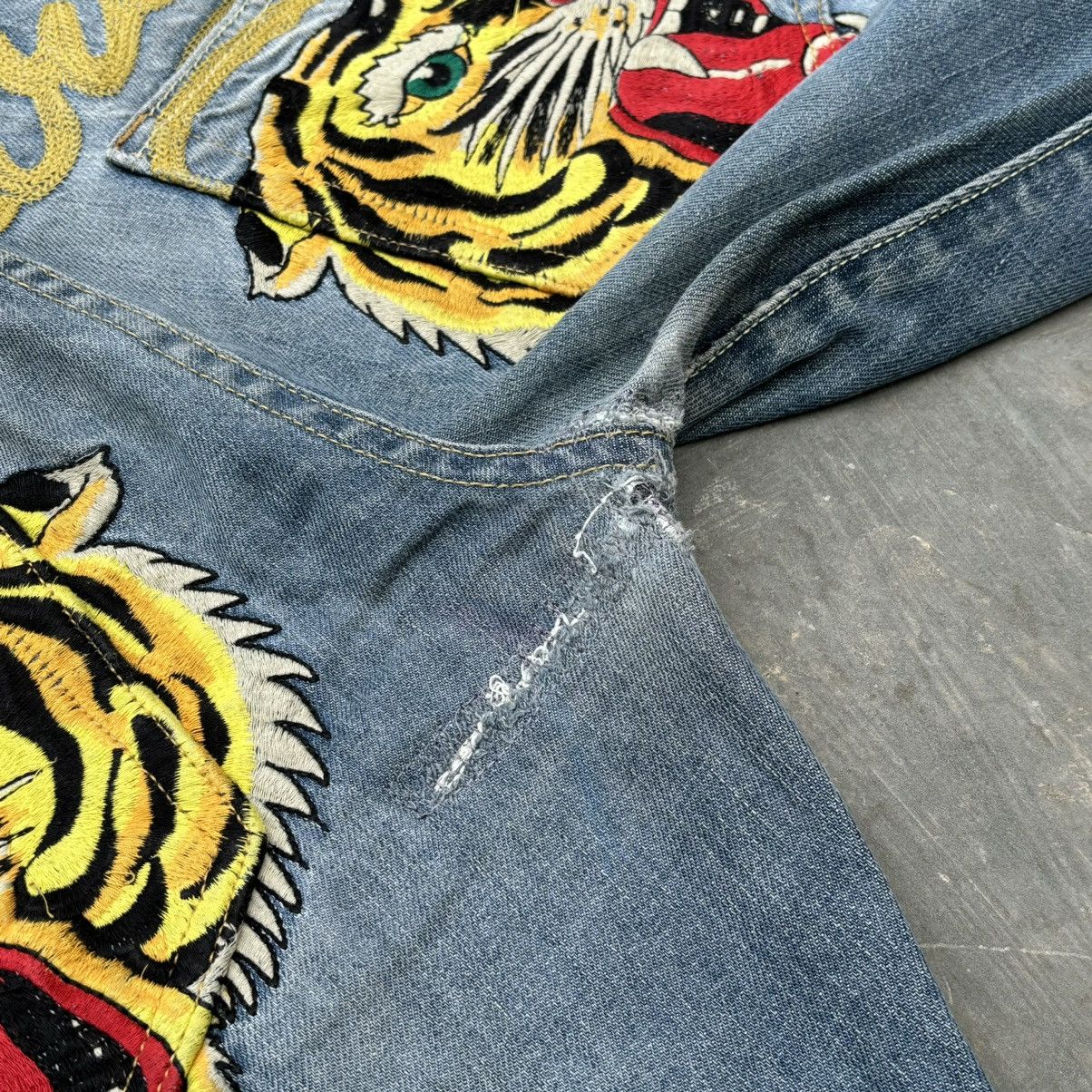 Ed Hardy Crazy Vintage Edhardy Spell Out 🦁 Jeans Size US 36 / EU 52 - 4 Thumbnail