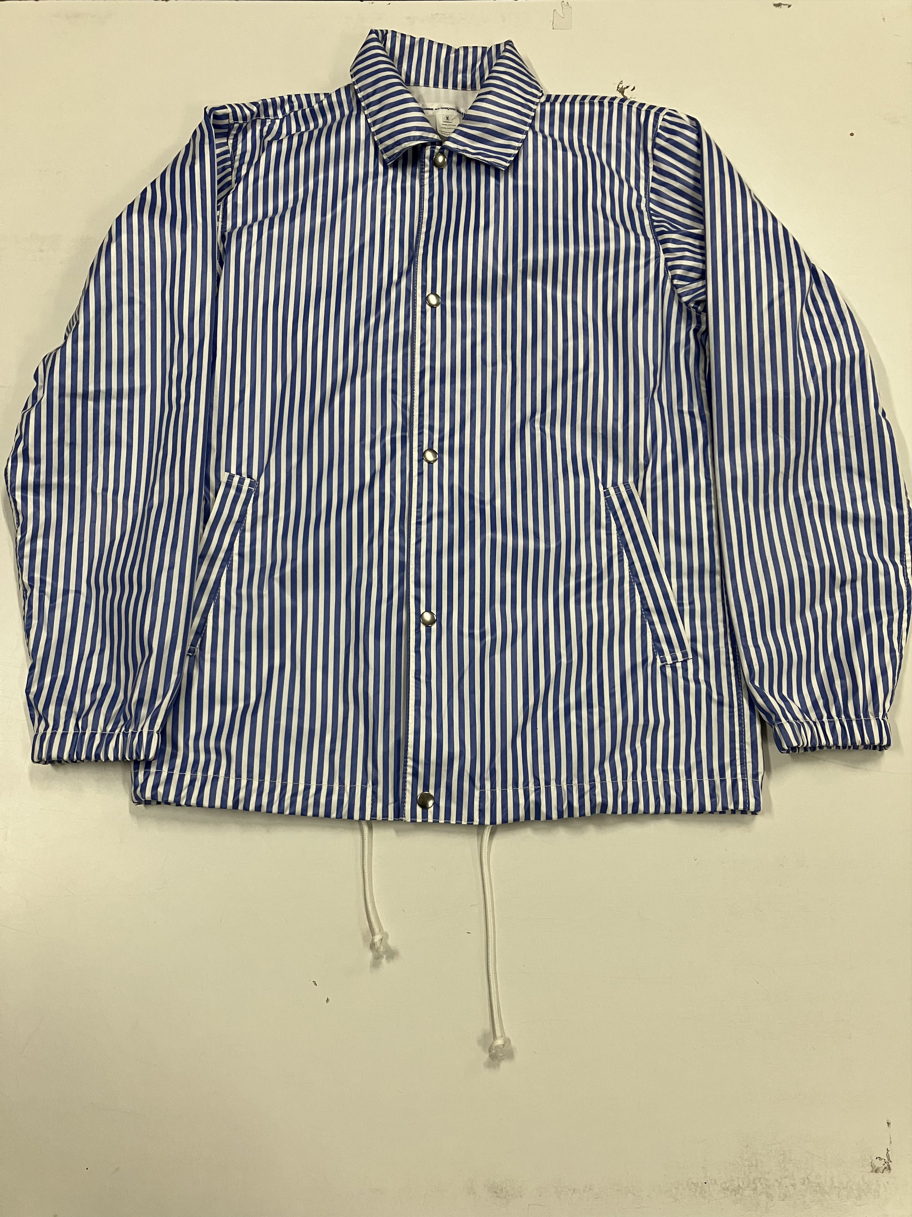 Comme des Garcons SHIRT Striped Jacket Size US XL / EU 56 / 4 - 1 Thumbnail
