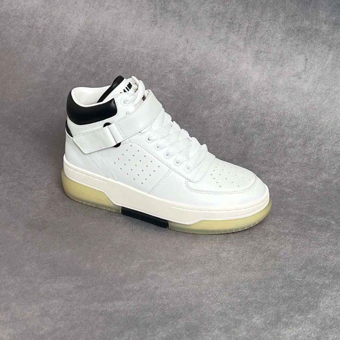 Amiri AMIRI White Leather High Top Sneakers Size US 7 / EU 40 - 6 Thumbnail