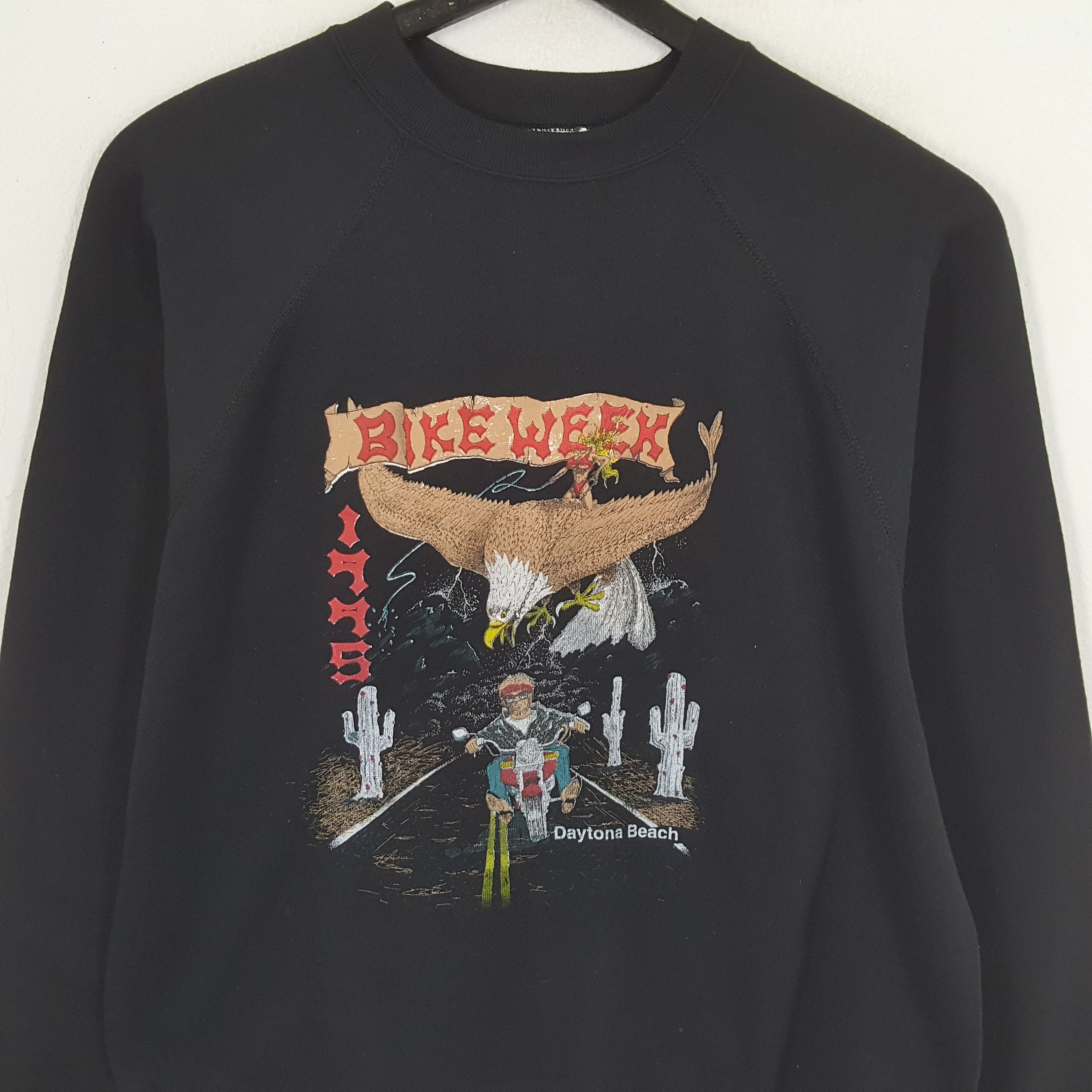 Daytona × Vintage BIKE WEEK DAYTONA BEACH 1995 Vintage Sweatshirt Size US L / EU 52-54 / 3 - 2 Thumbnail