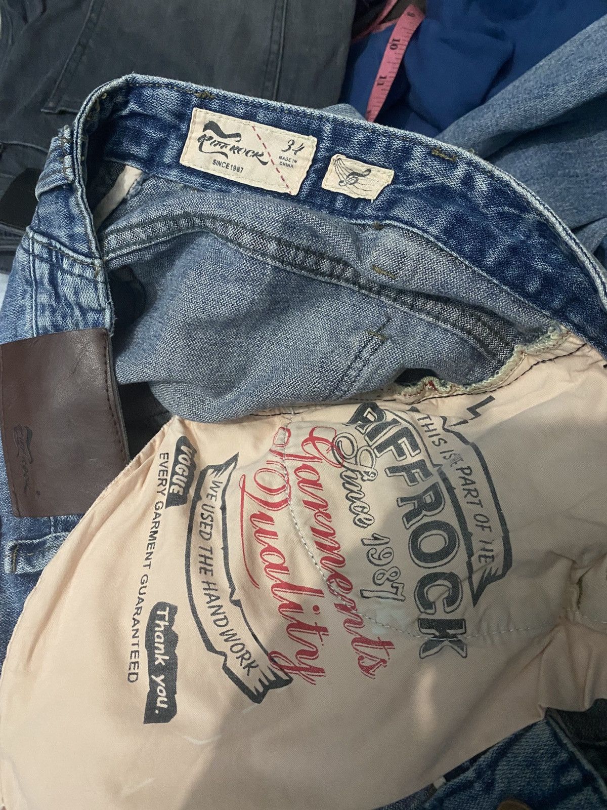 Other Riff rock denim jeans Size US 34 / EU 50 - 8 Thumbnail