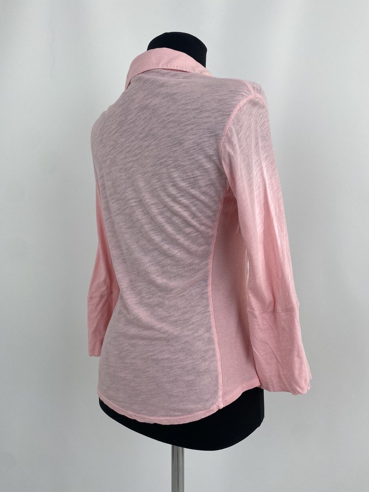 James Perse Standard James Perse Light Pink 3/4 Sleeve Button Up Shirt Size M / US 6-8 / IT 42-44 - 12 Thumbnail