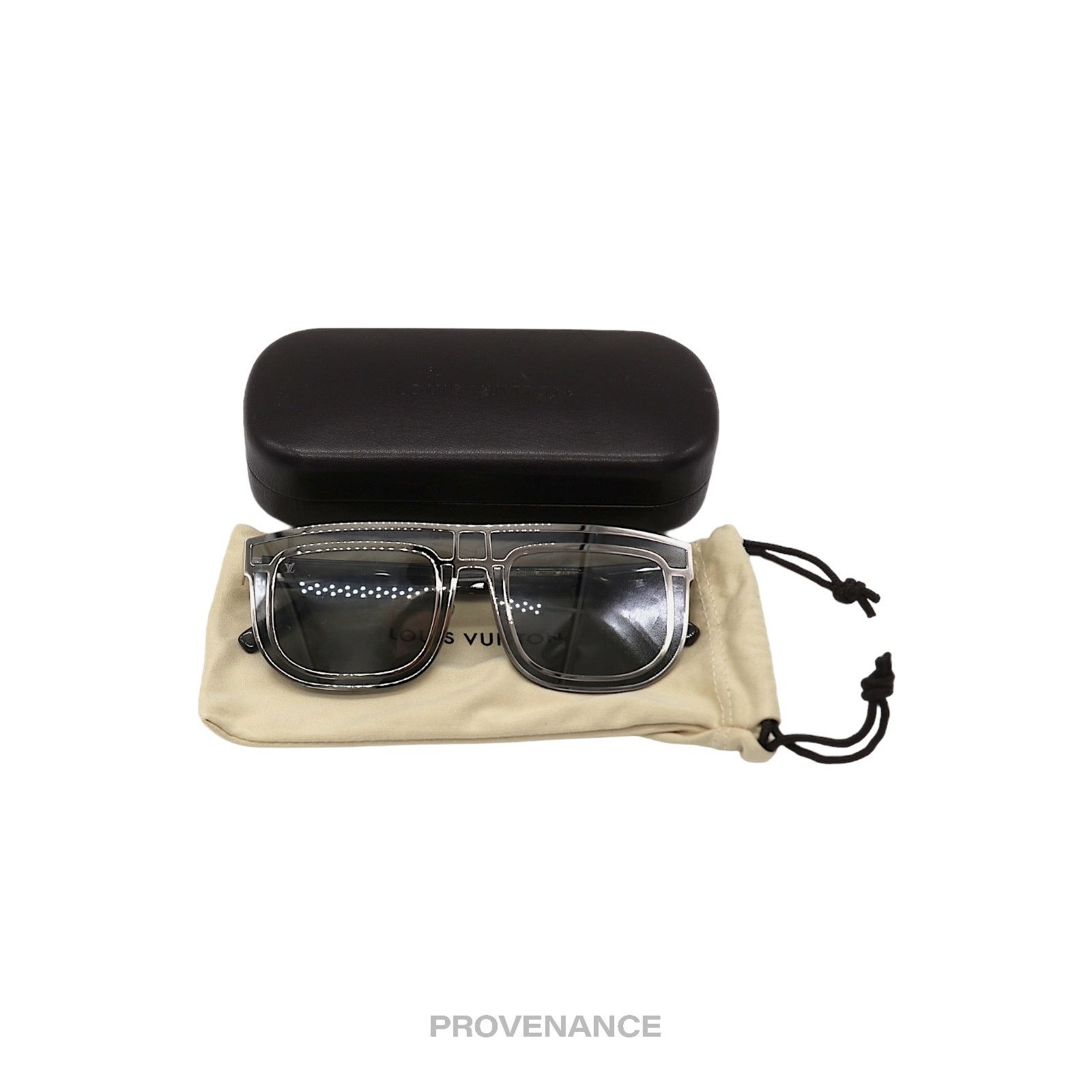 Louis Vuitton 🔴 Louis Vuitton Phenix Sunglasses - Silver Mirror Size ONE SIZE - 12 Thumbnail