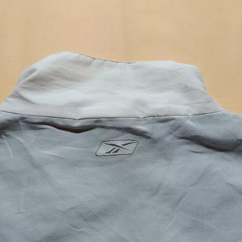 Reebok Vintage 00s Reebok Tracksuit Jacket Full Zip White Blue XL Size US XL / EU 56 / 4 - 11 Thumbnail