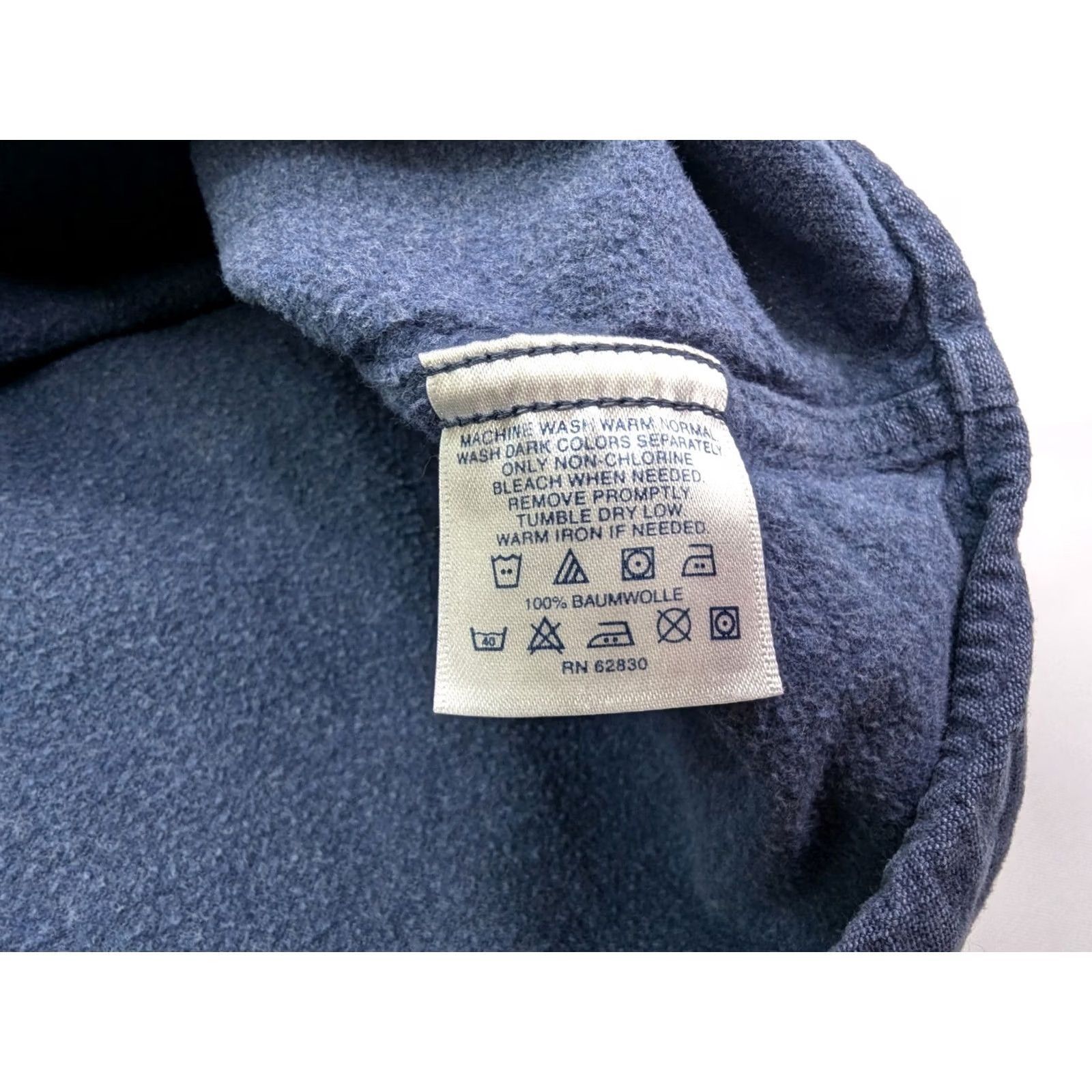 Lands' End Lands' End Button-Up Shirt Men L Blue Flannel Thermal Casual Long Sleeve Size US L / EU 52-54 / 3 - 3 Thumbnail