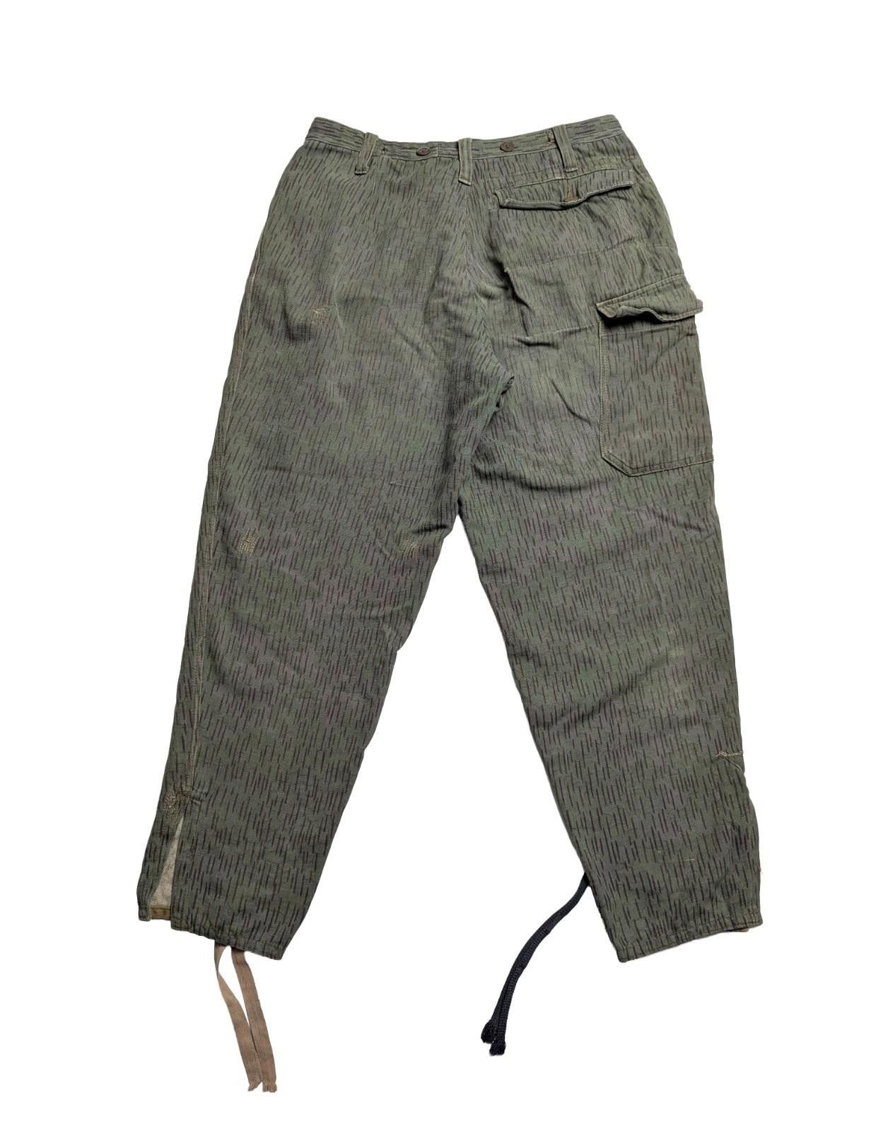 Other Rare Czech Army M60 / Vz60 Rain Drop Camo Trousers 30''x27'' Size ONE SIZE - 4 Thumbnail