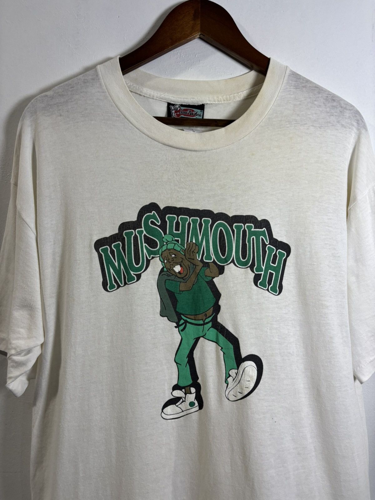 Cartoon Network × Vintage Vintage 90’s Fat Albert Mushmouth Tshirt Size US L / EU 52-54 / 3 - 3 Thumbnail