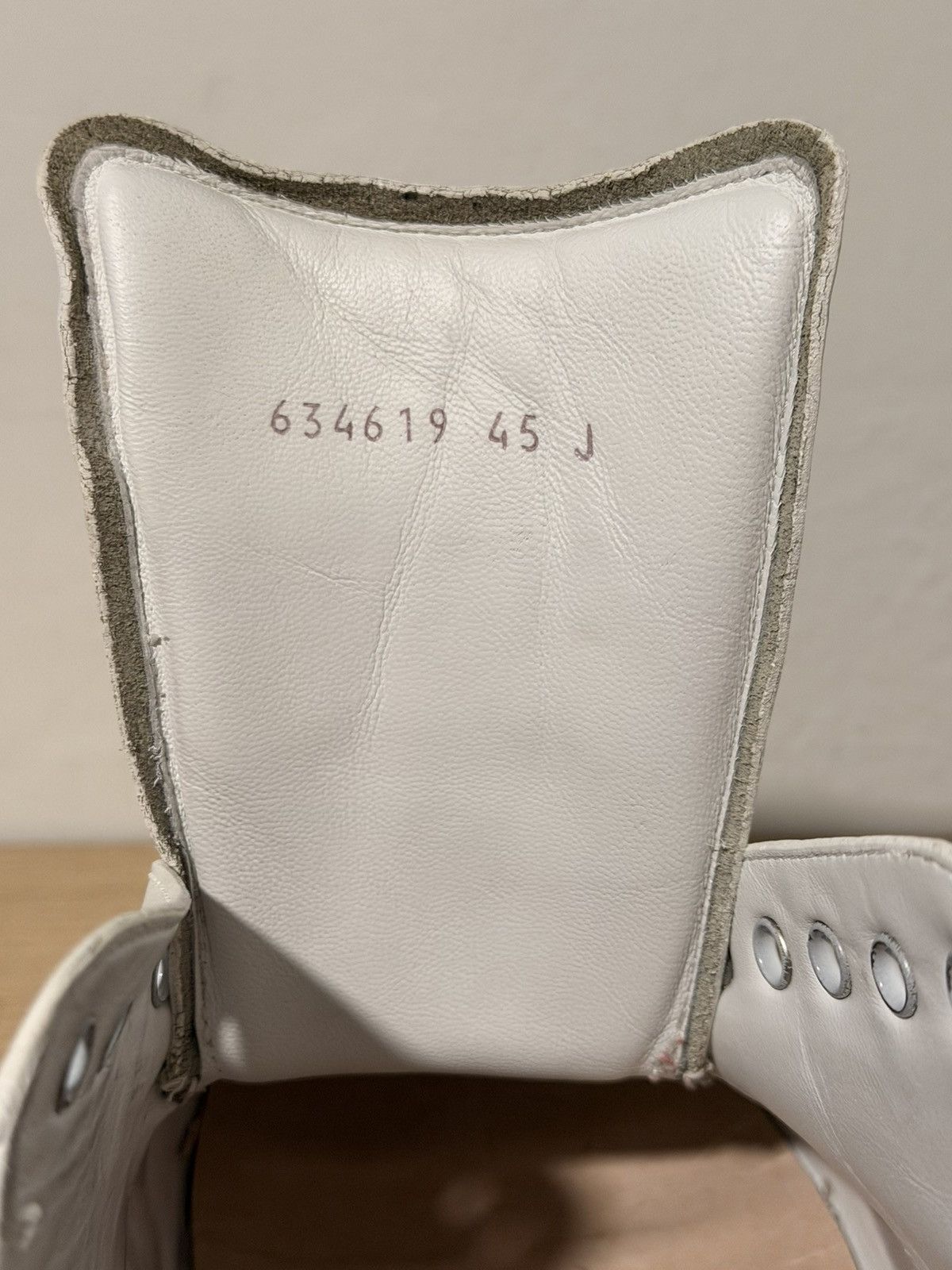 Alexander McQueen Alexander McQueen Court Sneakers Ivory / Navy Green 45 / 12 Size US 12 / EU 45 - 11 Thumbnail
