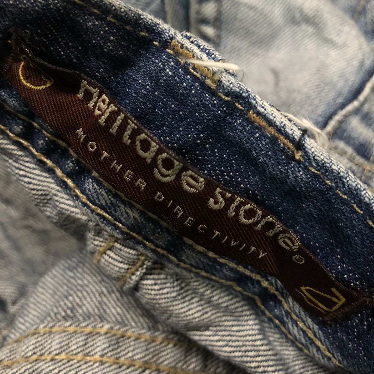 If Six Was Nine × Japanese Brand × Le Grande Bleu (L.G.B.) VINTAGE JAPANESE BRAND HERITAGE STONE DENIM JEANS Size US 32 / EU 48 - 17 Thumbnail