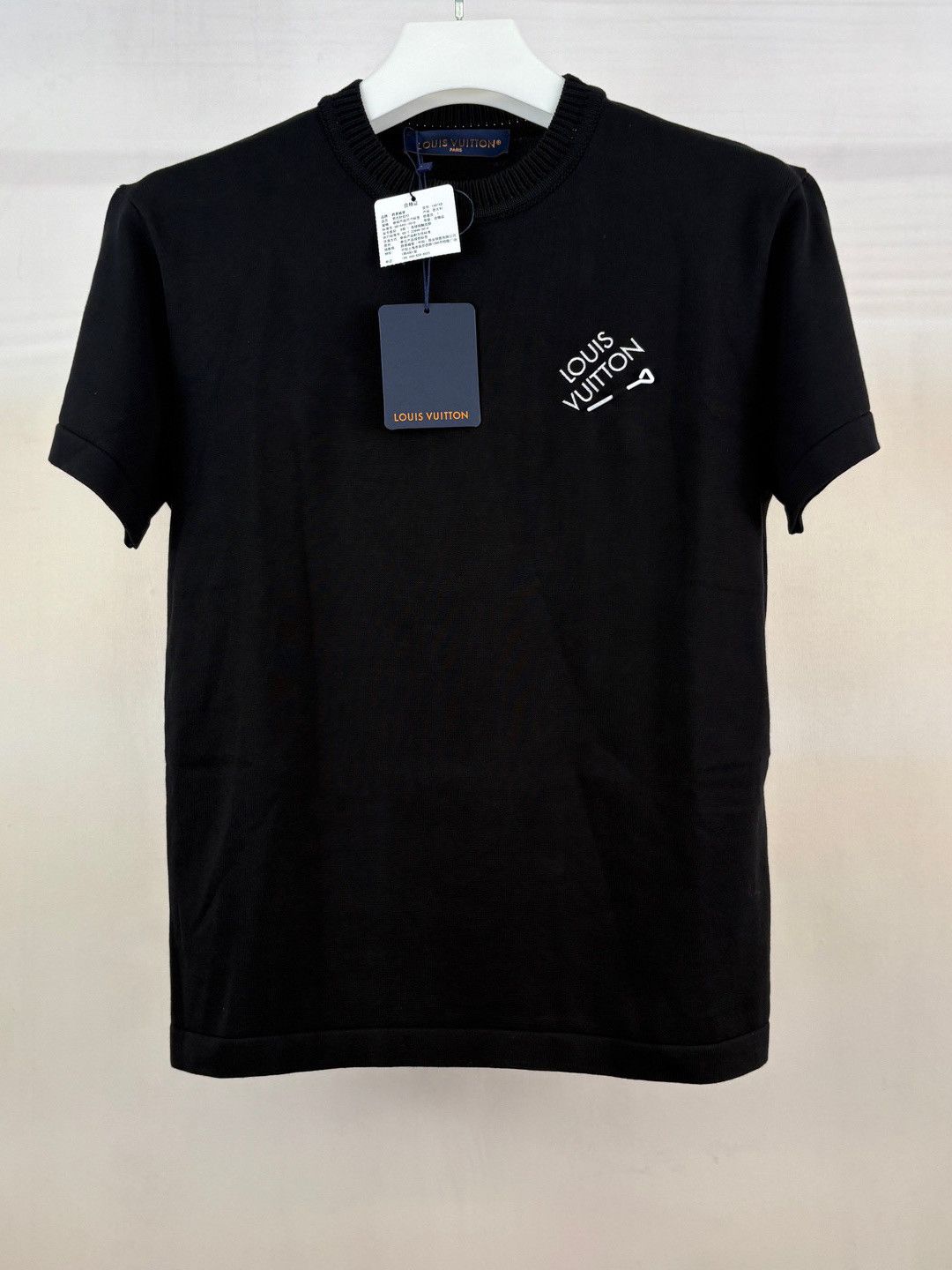 Louis Vuitton Louis Vuitton Embroidered Logo Knit T-Shirt Size XS Size US XS / EU 42 / 0 - 1 Thumbnail
