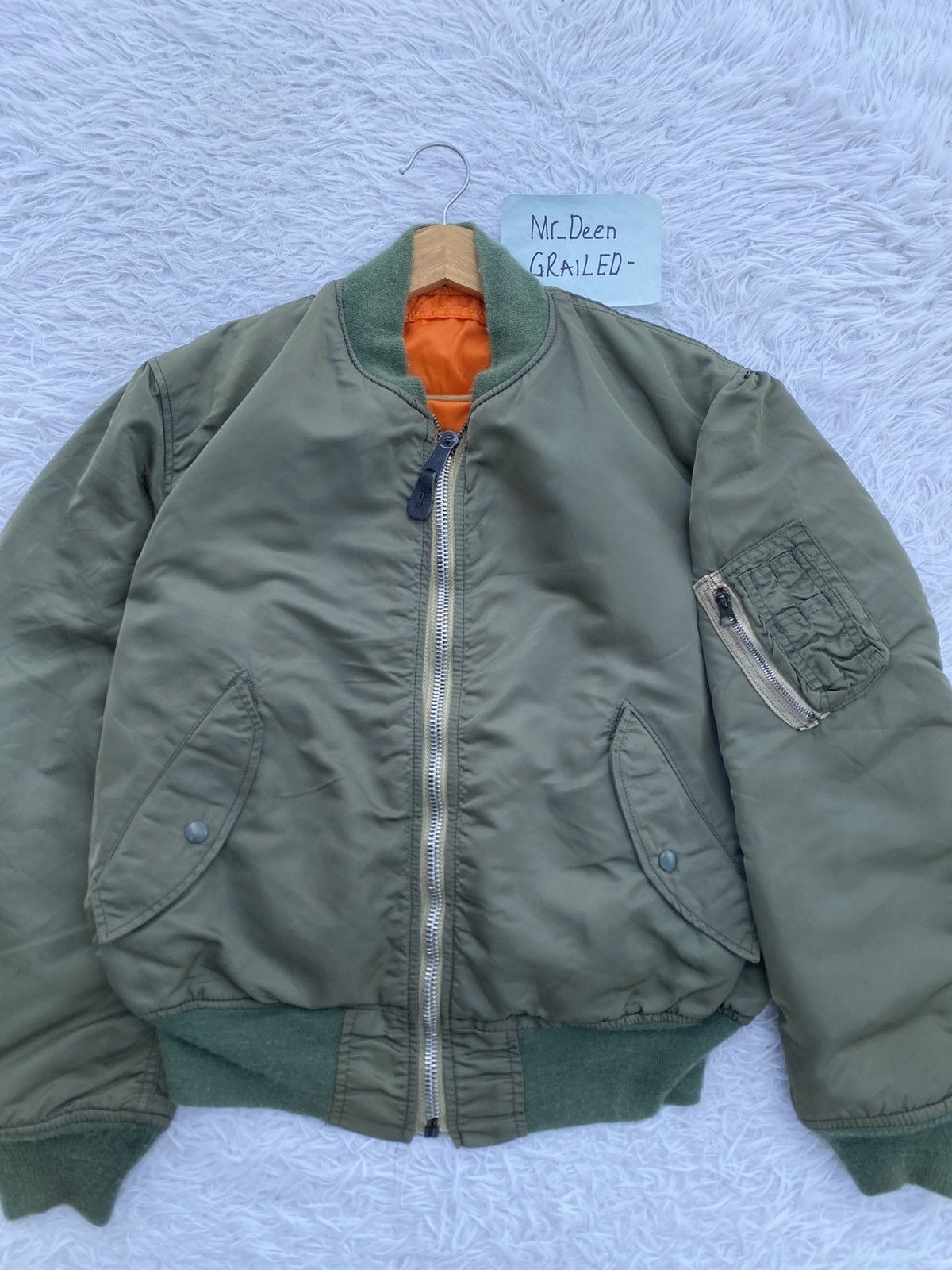 Alpha Industries RARE VINTAGE ALPHA INDUSTRIES MA1 BOMBER JACKET Size US M / EU 48-50 / 2 - 5 Thumbnail