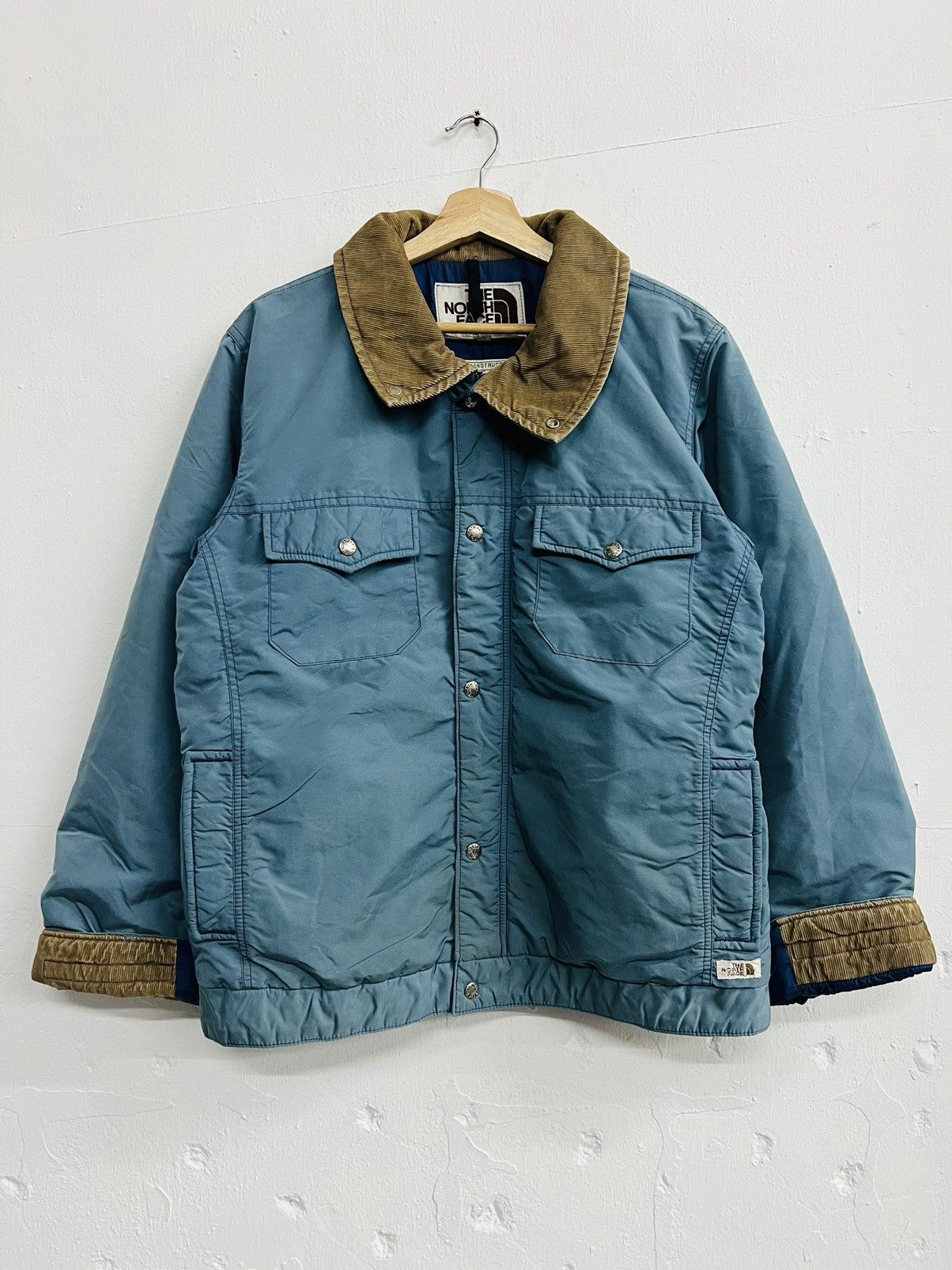 The North Face × Vintage Vintage The North Face Down Trucker Expedition Jacket Size US L / EU 52-54 / 3 - 5 Thumbnail