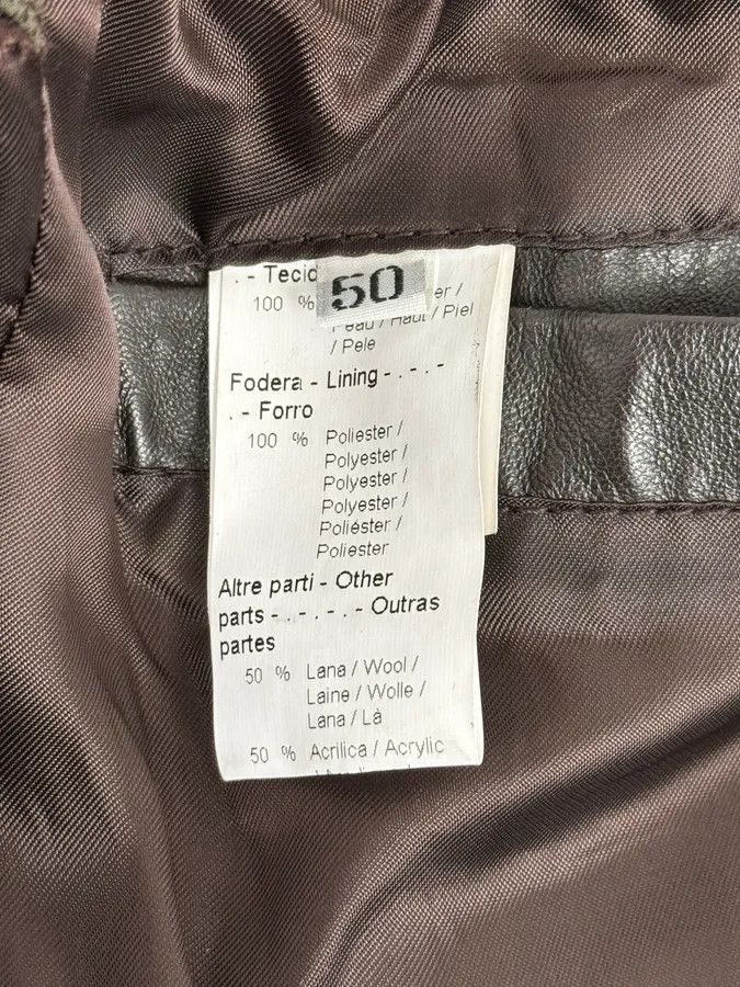Daniele Alessandrini 2000s Daniele Alessandrini Brown Bomber Leather Jacket Size US M / EU 48-50 / 2 - 10 Thumbnail