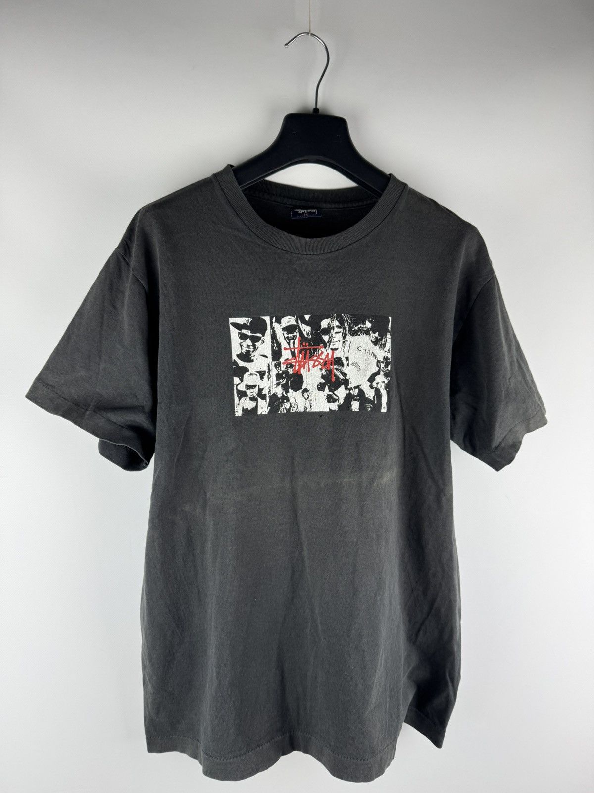 Stussy Vintage 90s Stussy Rap T-Shirt Made in USA 🇺🇸 Y2K Size US S / EU 44-46 / 1 - 1 Thumbnail