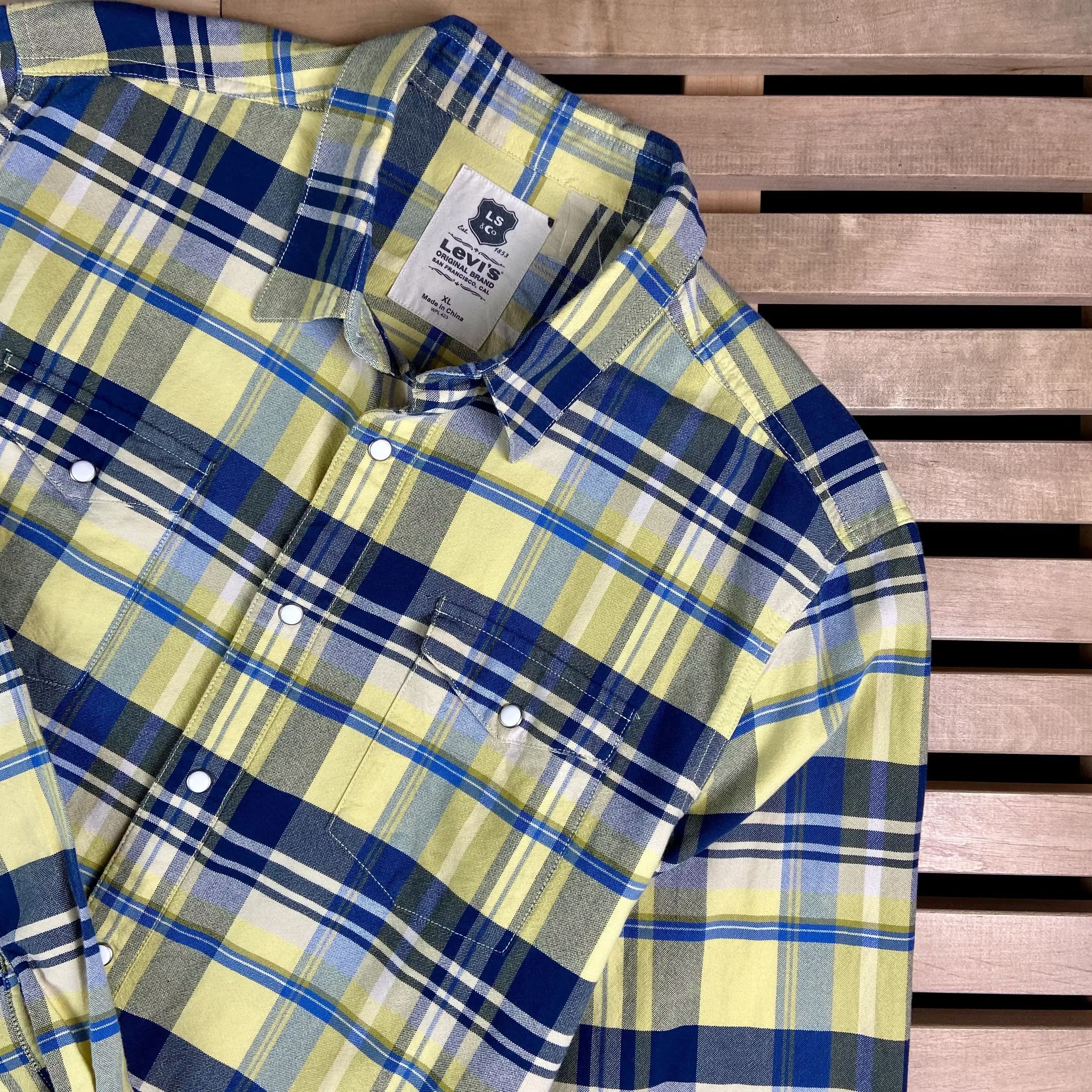 Levi's × Levi's Vintage Clothing × Vintage Mens Shirt Long Sleeve Levis Vintage Size XL Size US XL / EU 56 / 4 - 2 Thumbnail