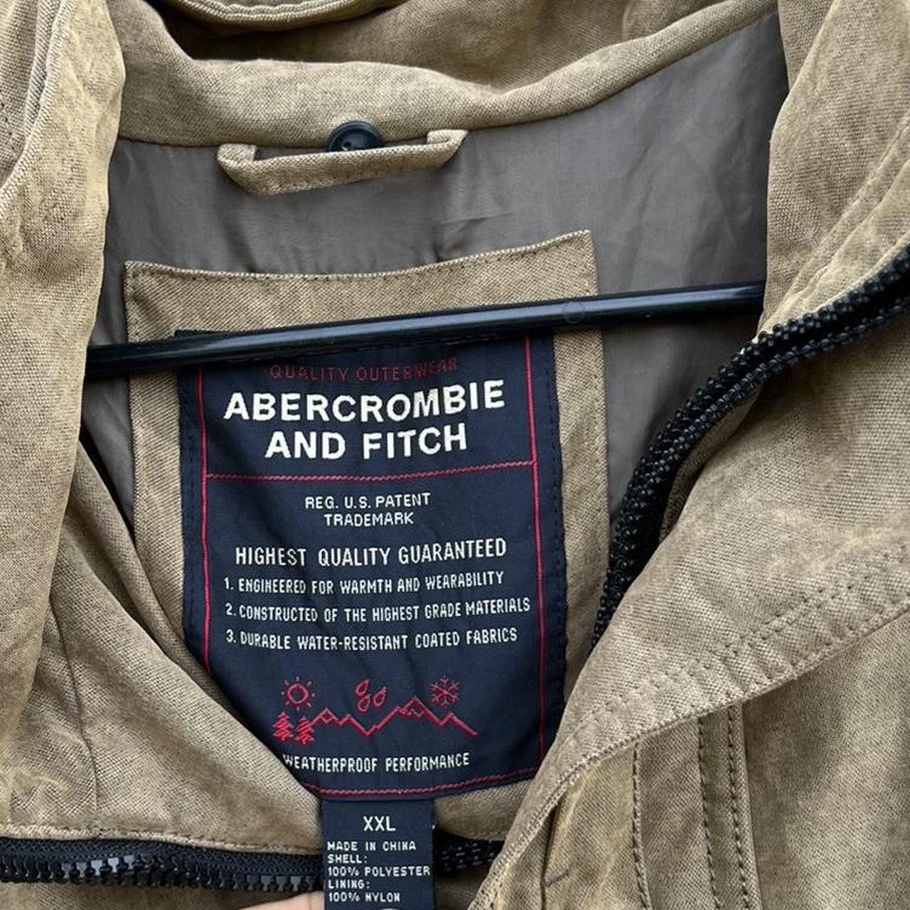 Abercrombie & Fitch ABERCROMBIE Hoodie Men’s 2XL Brown Jacket Coat Vintage Rare Size US XXL / EU 58 / 5 - 4 Thumbnail