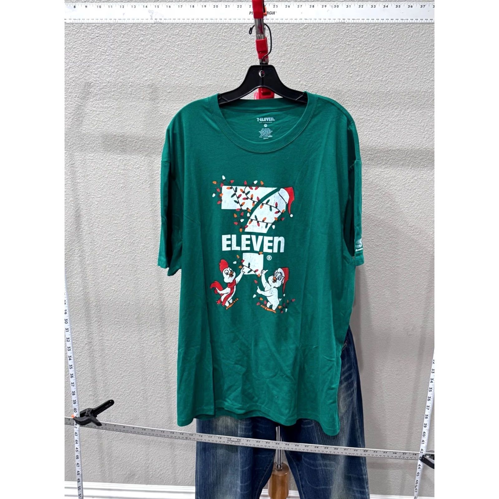 Eleventy 7 Eleven Christmas Collectible TEE T SHIRT 2XL XXL Men Multicolor Long Sleeve Shirt Size US XXL / EU 58 / 5 - 2 Thumbnail
