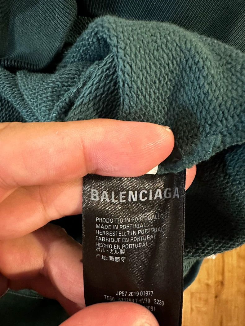 Balenciaga Balenciaga Green back logo sweater Size US XS / EU 42 / 0 - 6 Thumbnail