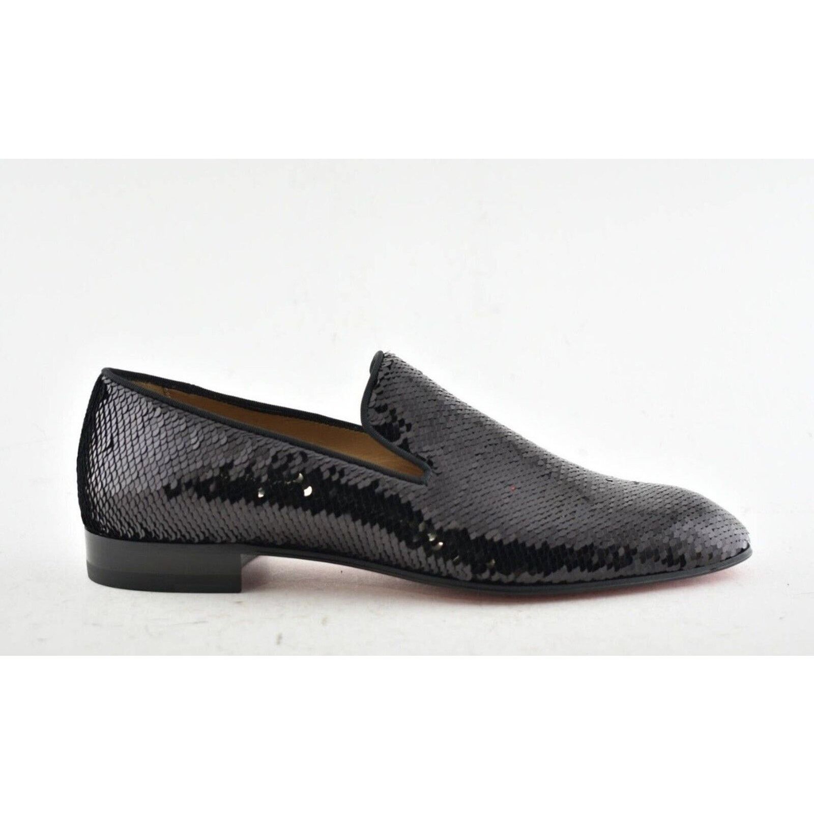 Christian Louboutin Christian Louboutin Black Paillette Scallops Dress Loafer 40 Size US 7 / EU 40 - 2 Thumbnail