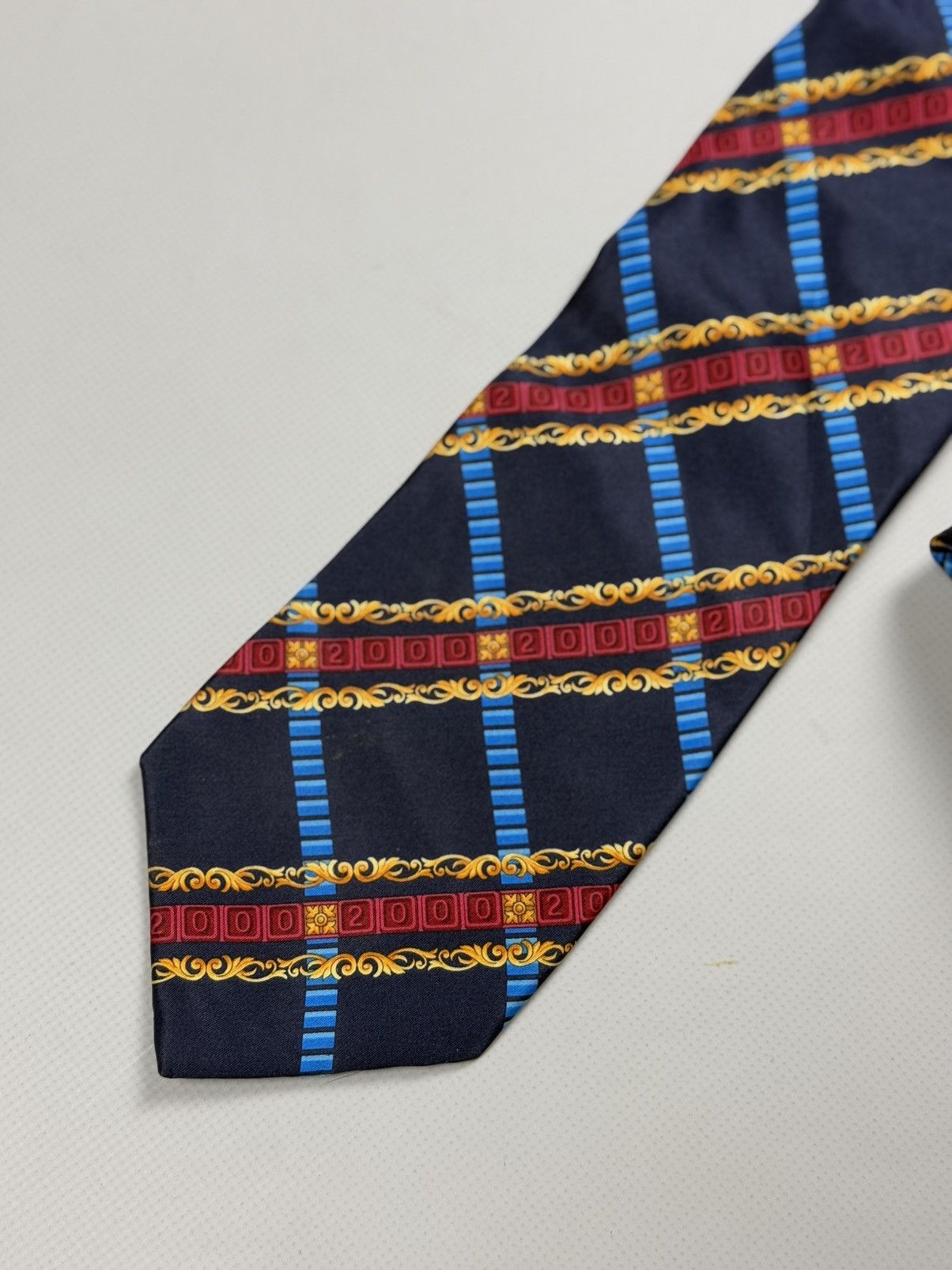 Versace × Vintage Gianni Versace Vintage Patterned Silk Tie Size ONE SIZE - 8 Thumbnail