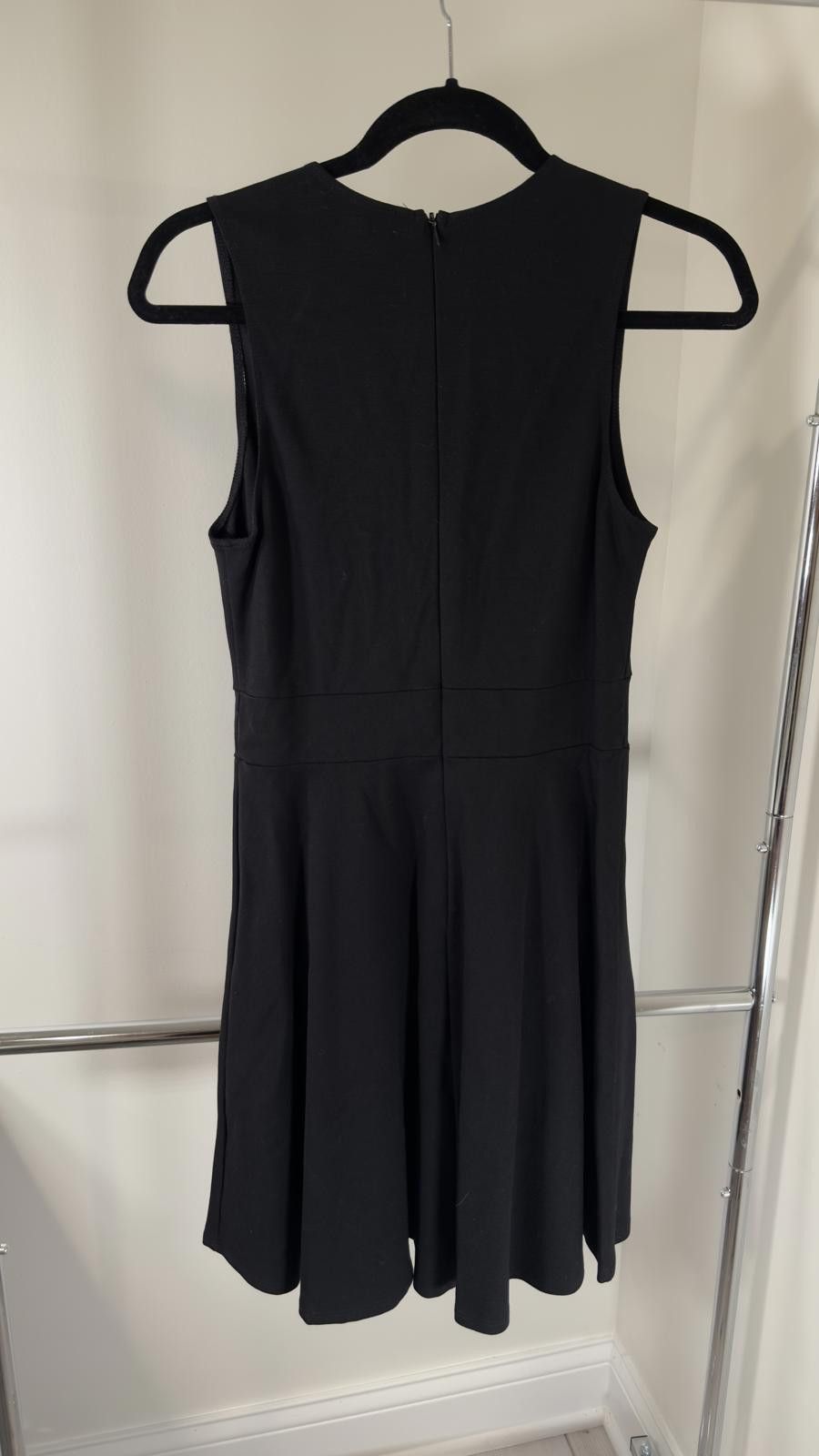 Designer Stylish Black A-Line Dress by Eight Sixty - Size Large Size L / US 10 / IT 46 - 2 Thumbnail