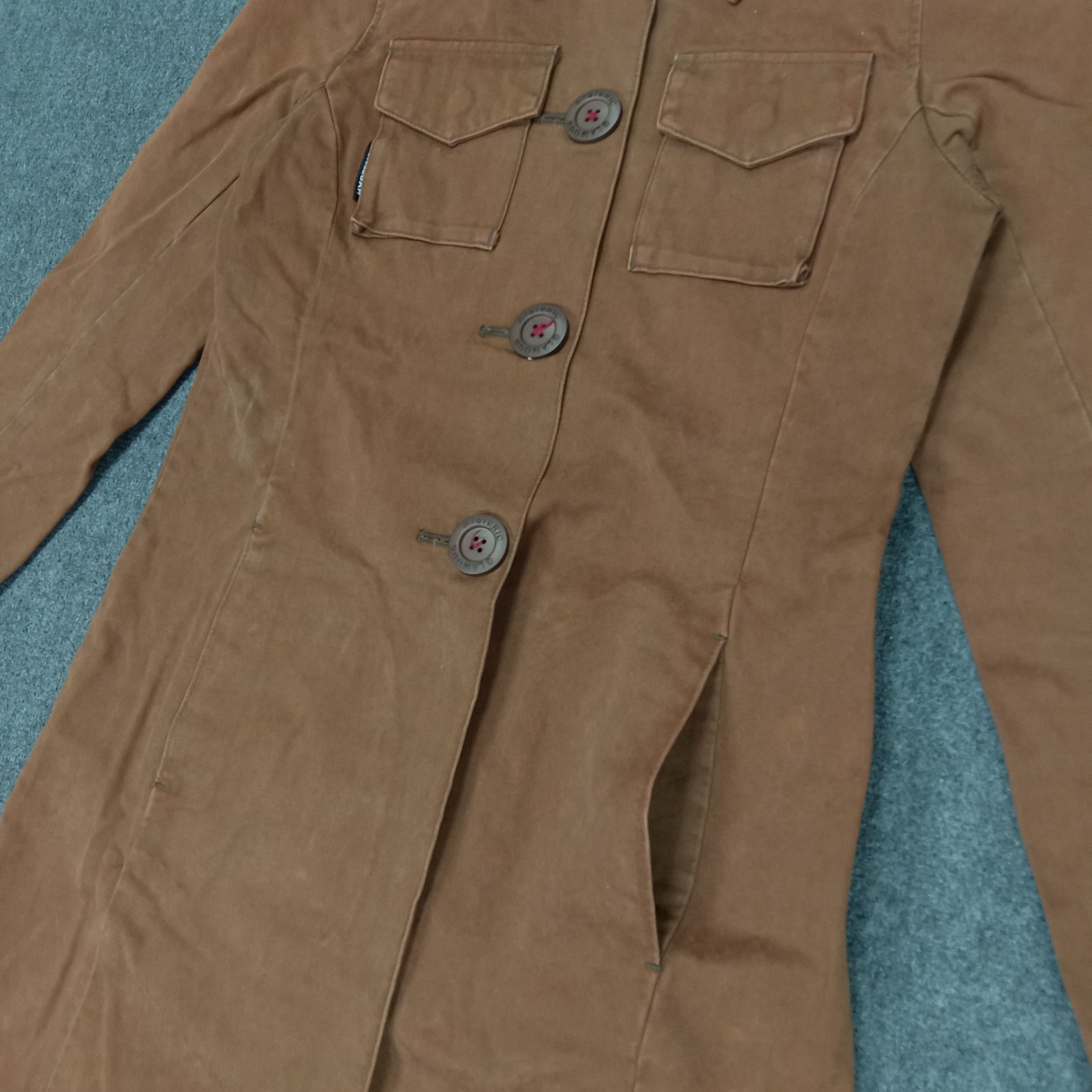 Hysteric Glamour Hysteric Glamour Japanese Brand Custom Art Trench Jacket Size US XS / EU 42 / 0 - 5 Thumbnail