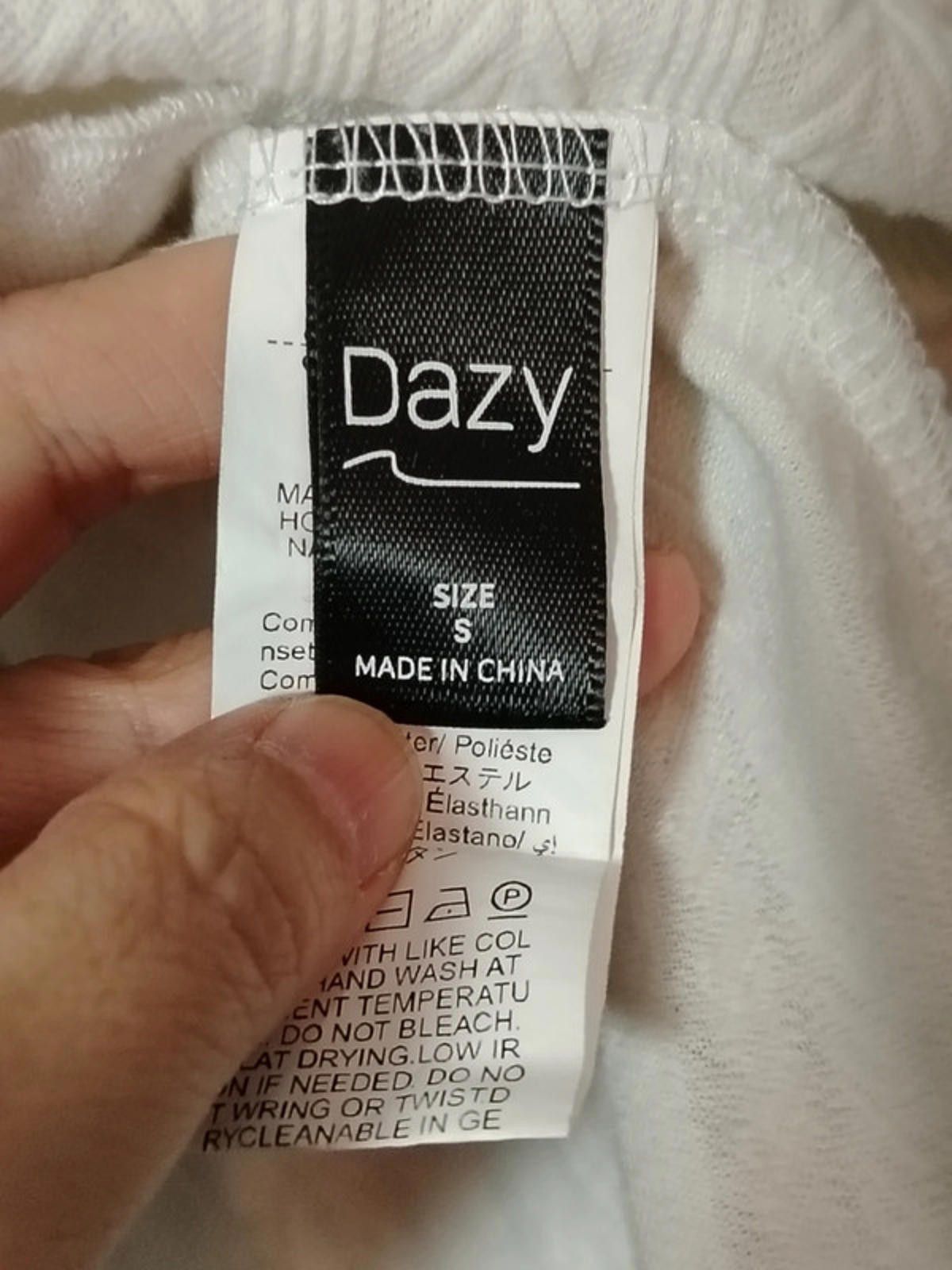 Daytona Dazy white bell sleeve blouse size uk6 Size XS / US 0-2 / IT 36-38 - 2 Thumbnail
