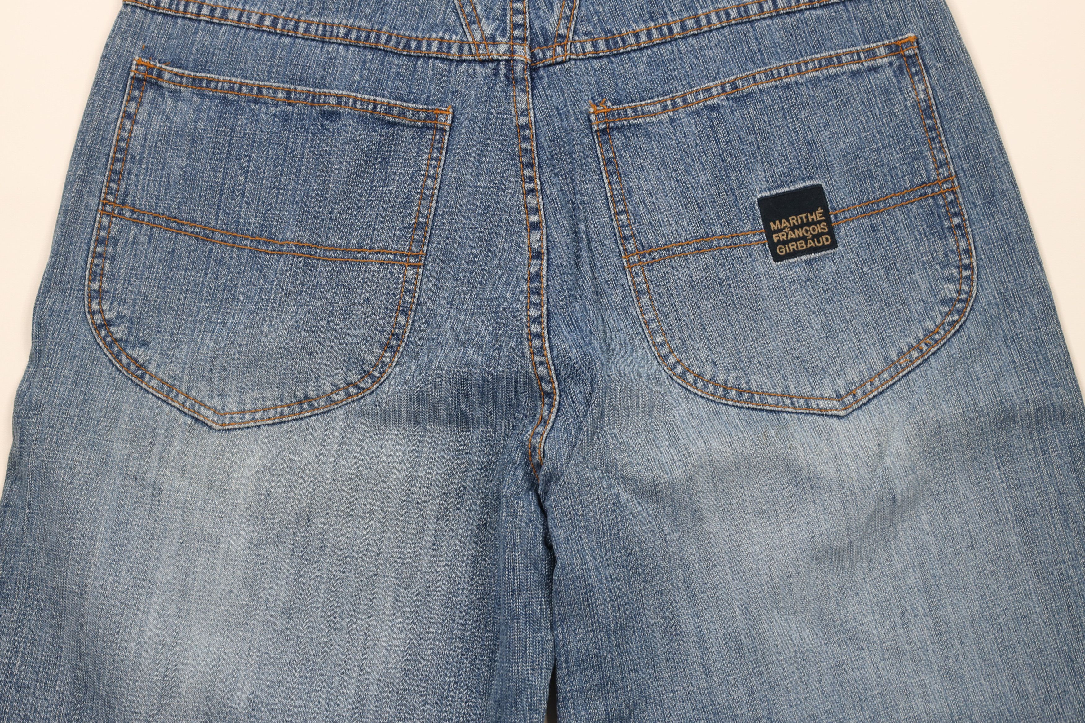 Marithe + Francois Girbaud × Vintage Deadstock Vintage 90s Marithe Francois Girbaud Denim Shorts Size US 33 - 12 Thumbnail