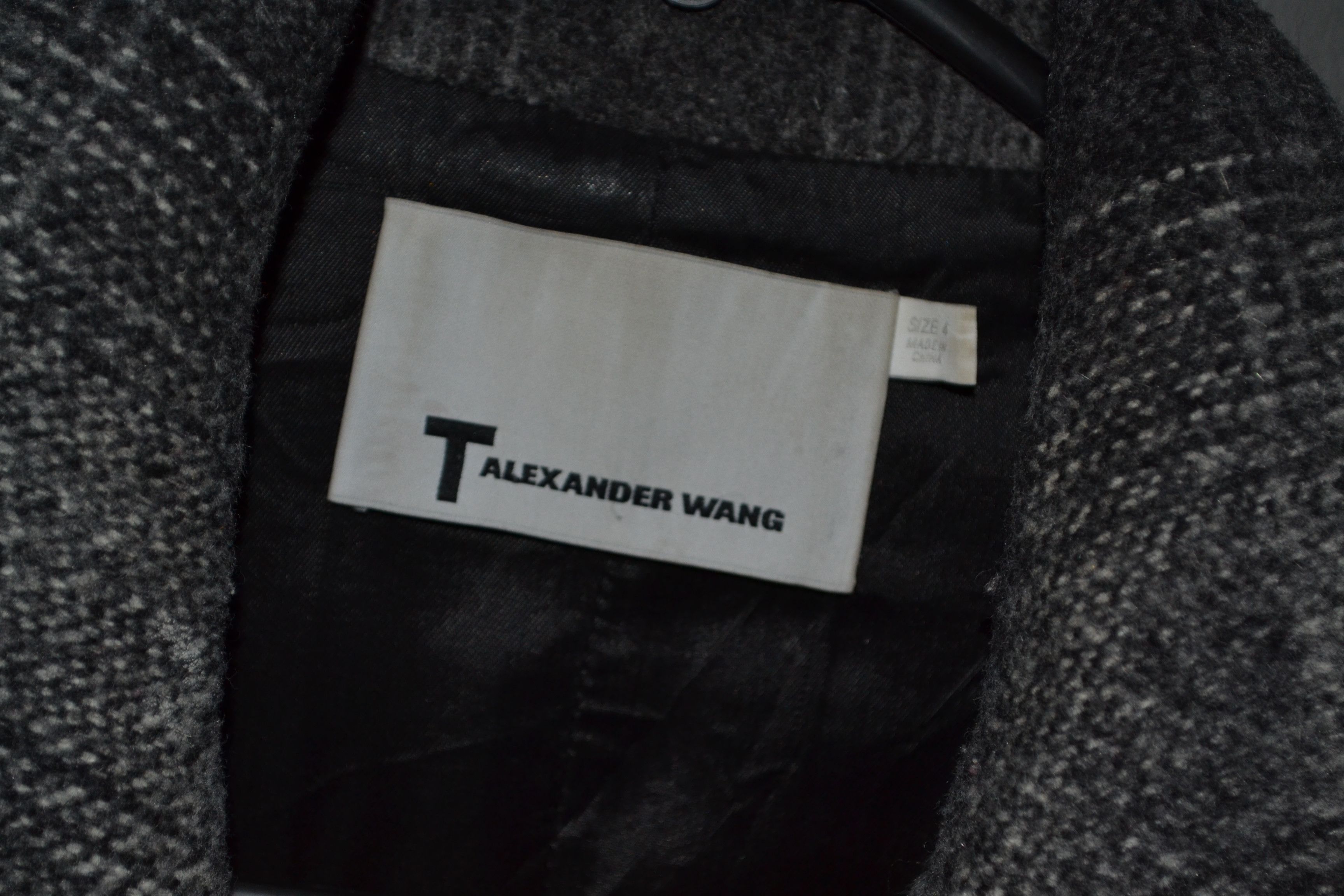 Alexander Wang Alexander Wang Shadow Check Plaid Wool Jacket Fringe Women 4 Size S / US 4 / IT 40 - 3 Thumbnail