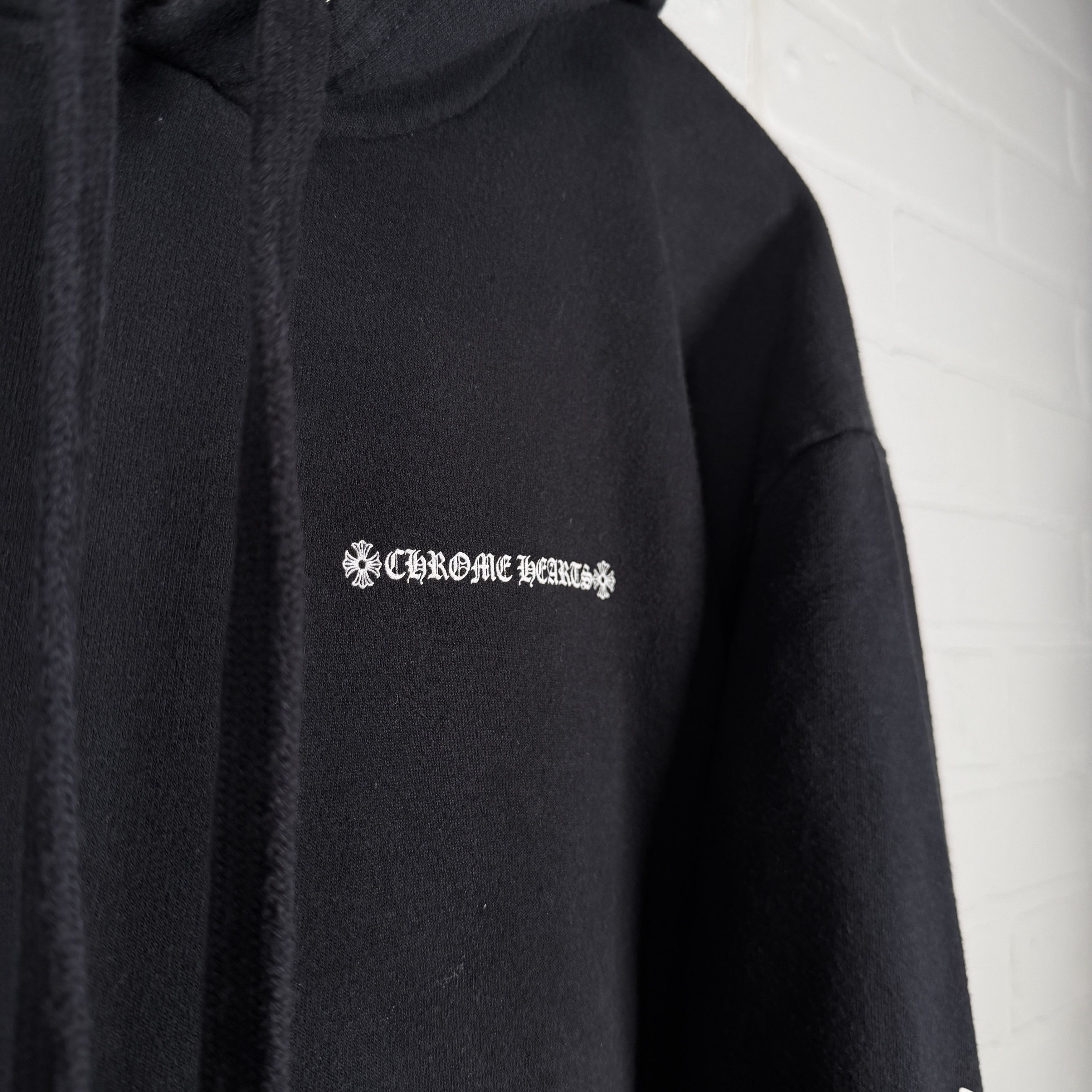 Chrome Hearts Chrome Hearts Tire Track Cemetery Cross Spine Hoodie Size US XL / EU 56 / 4 - 3 Thumbnail