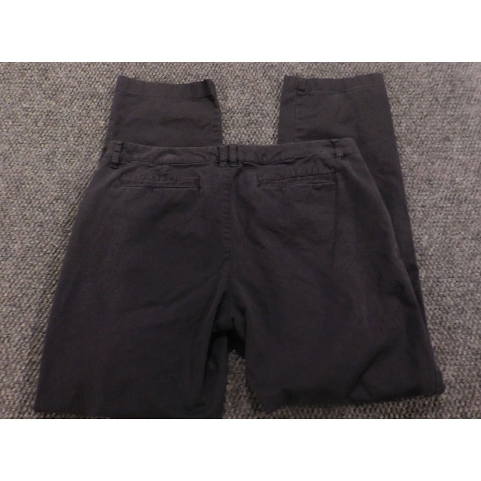 Vintage Garnet Hill Womens Pants 8 Blue Chino Straight Regular 28in Inseam Cotton Polyester Canvas Pockets Stretch Women Medium? Size 30" / US 8 / IT 44 - 6 Thumbnail
