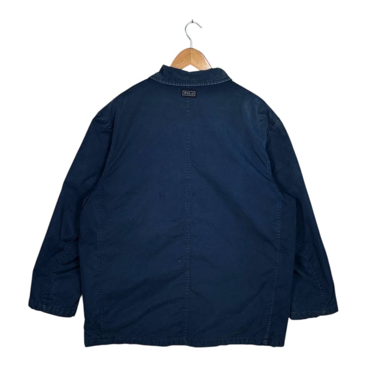 Polo Ralph Lauren Vintage Polo Ralph Lauren Barn Chore Jacket Navy Blue Size US L / EU 52-54 / 3 - 2 Thumbnail