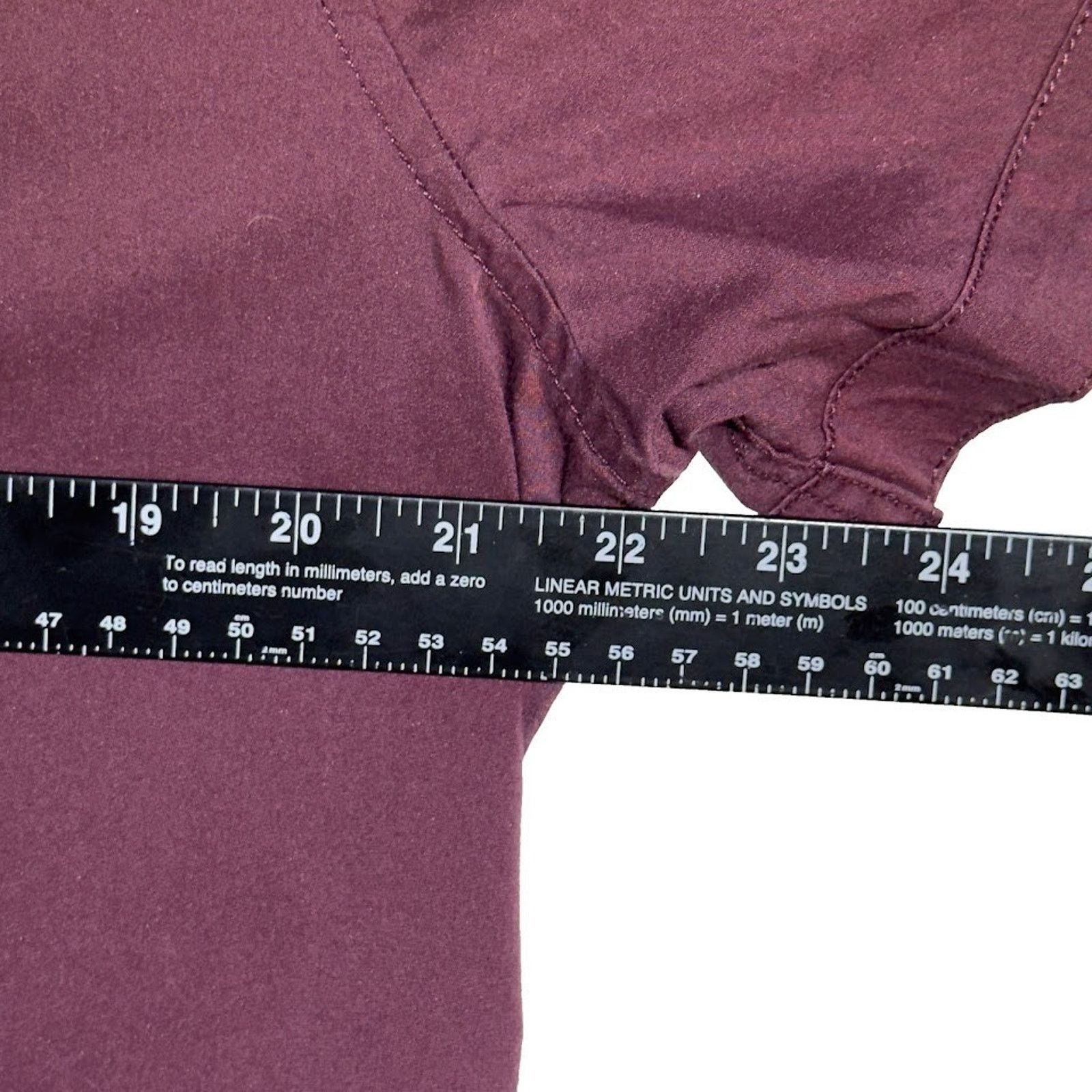 Guess Guess Men's Maroon Shirt Size X-Large Slim Fit Short Sleeve Size US XL / EU 56 / 4 - 2 Thumbnail