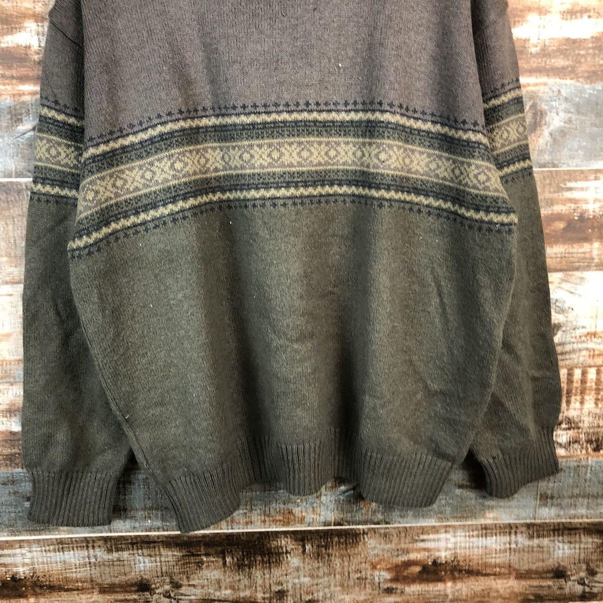 Vintage DL Apoy Green Knitwear #C480 Size US XL / EU 56 / 4 - 6 Thumbnail