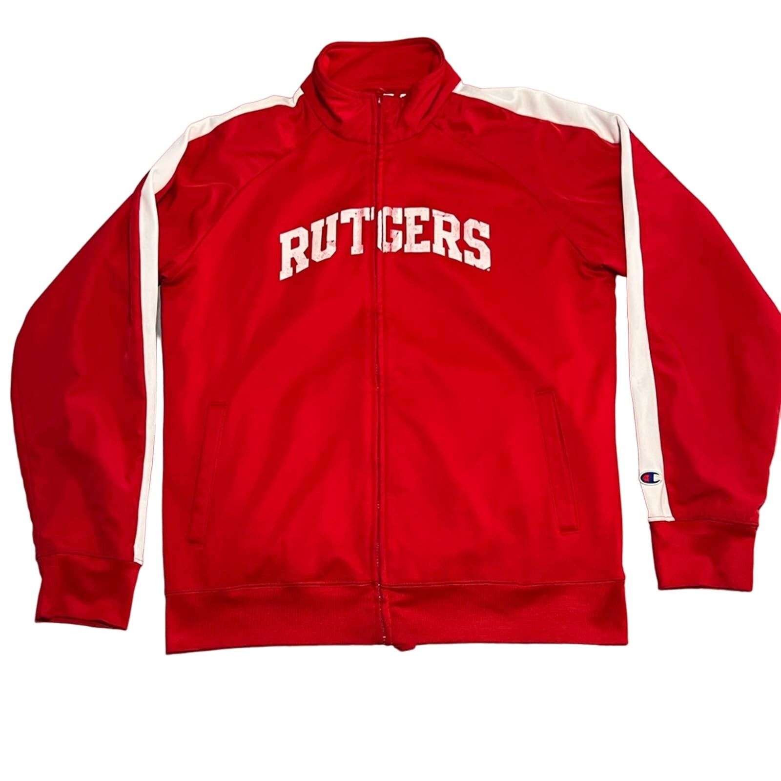 Champion WOMENS CHAMPION RUTGERS UNIVERSITY FULL ZIP JACKET SIZE XL Size XL / US 12-14 / IT 48-50 - 1 Thumbnail
