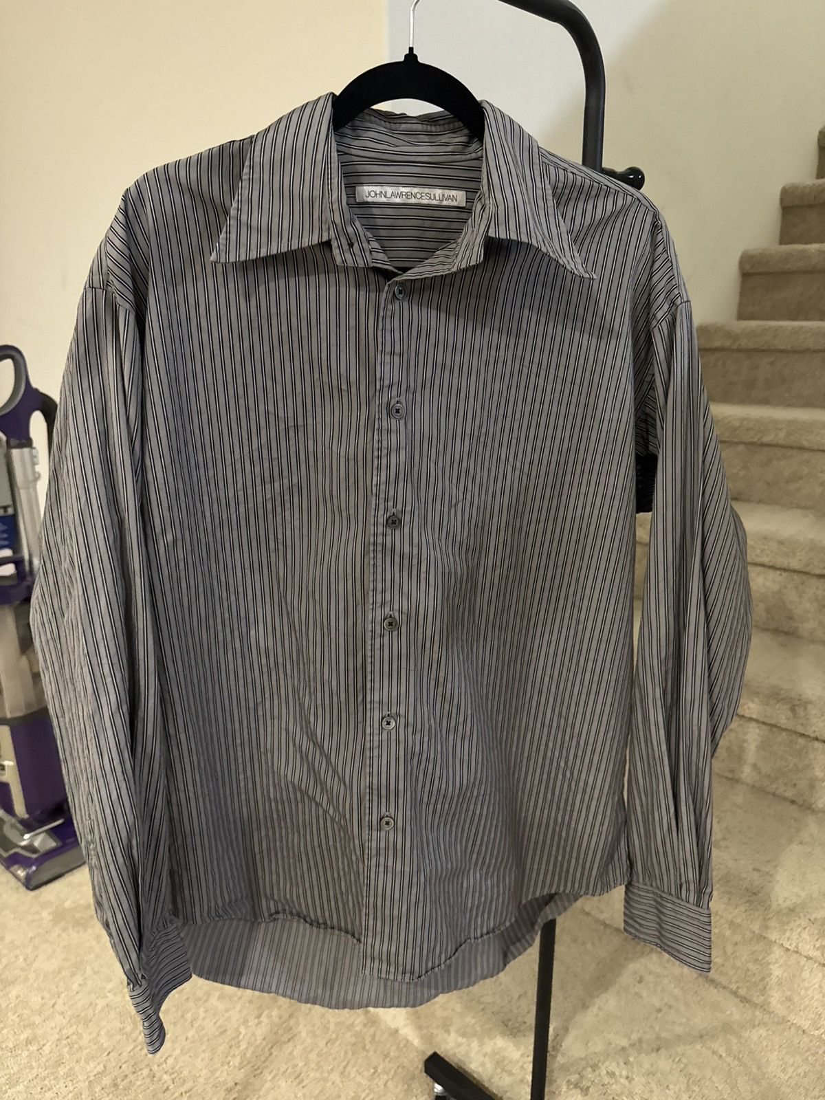 JOHN LAWRENCE SULLIVAN John Lawrence Sullivan Button Up Grey Size US L / EU 52-54 / 3 - 1 Thumbnail