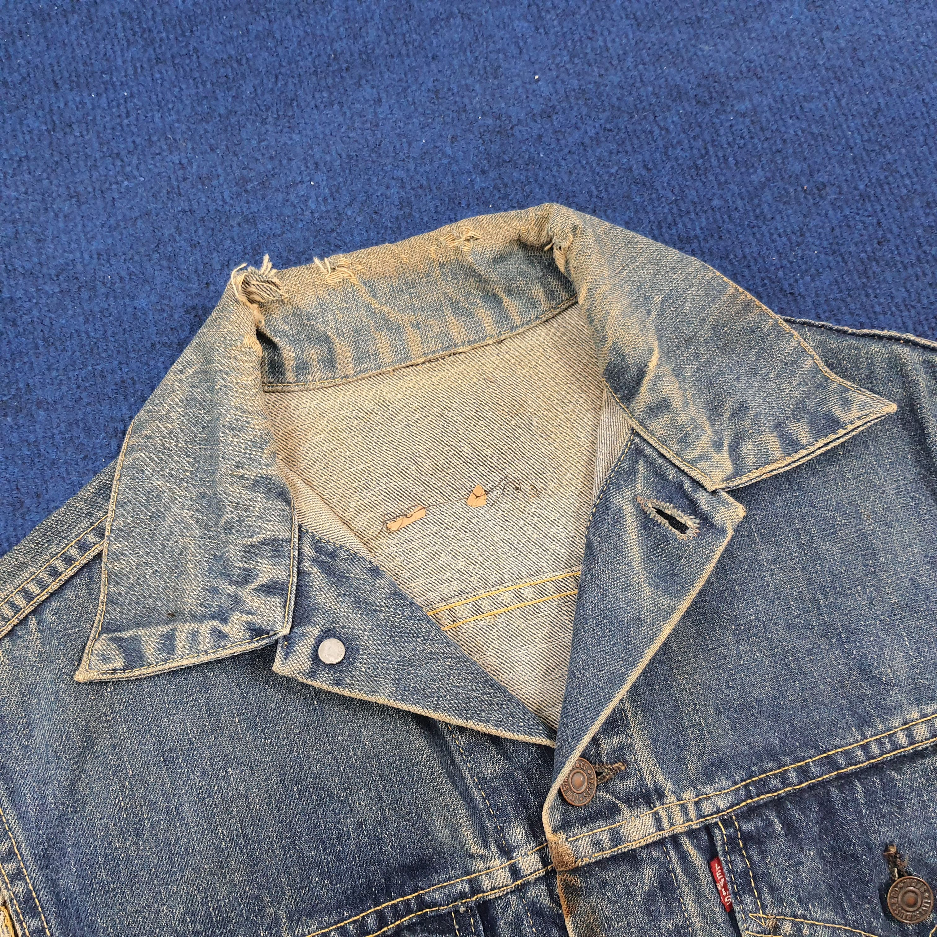 Levi's × Vintage Vintage Levi's Art Denim Vest Jacket Size US S / EU 44-46 / 1 - 5 Thumbnail