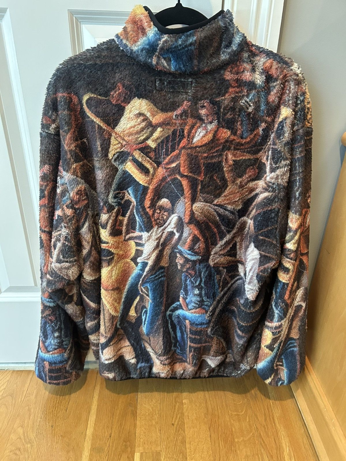 Supreme Supreme 25SS x Ernie Barnes Multicolor Fleece Jacket Size L Size US L / EU 52-54 / 3 - 2 Thumbnail