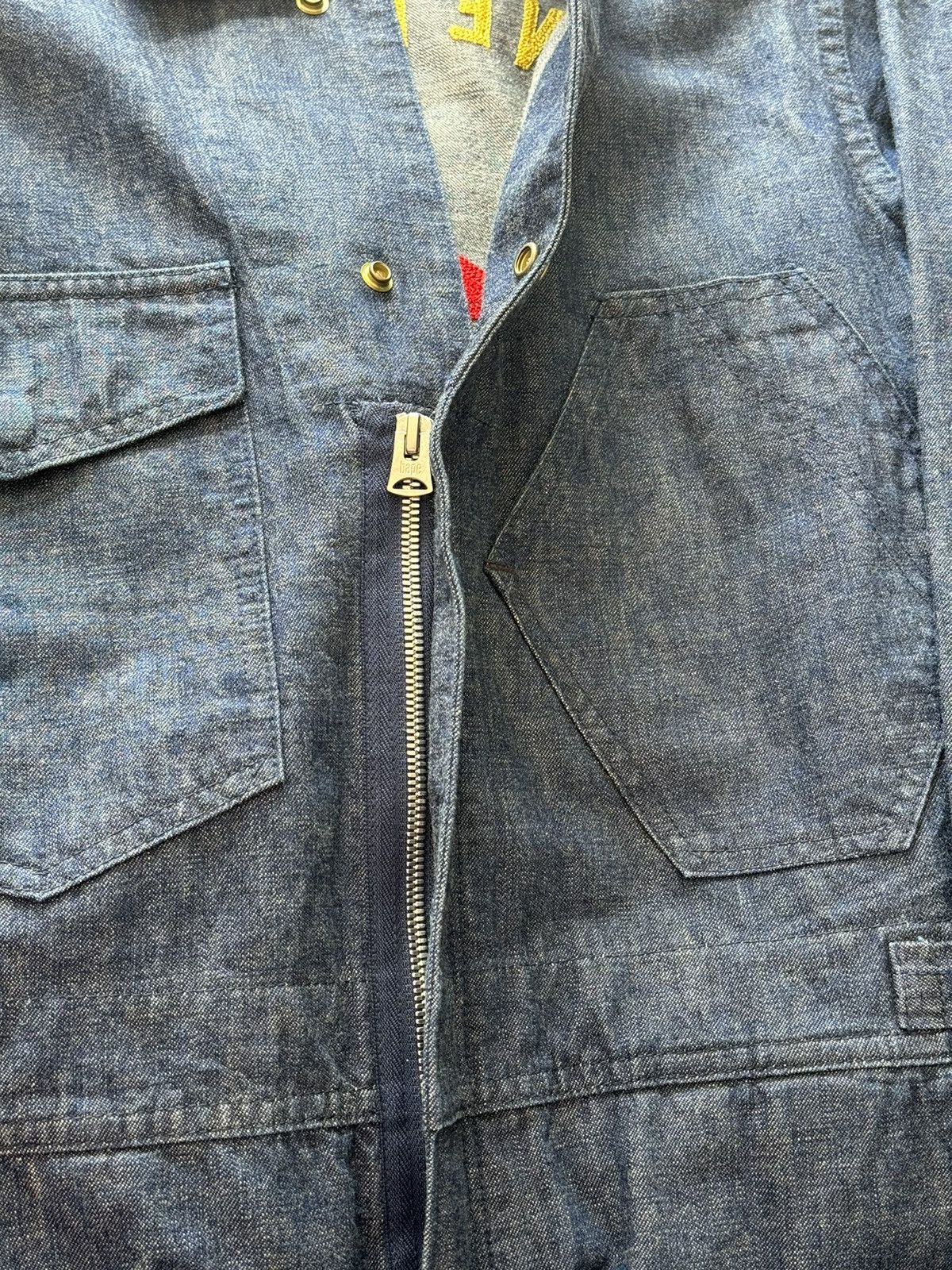 Nigo Bape Sta Denim Coveralls Jumpsuit Size US 30 / EU 46 - 13 Thumbnail